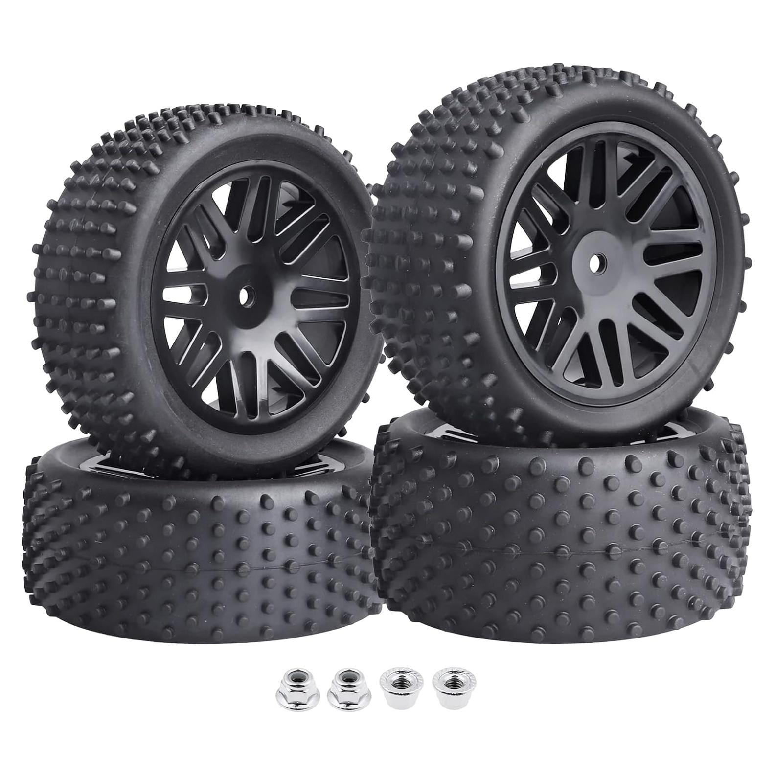 Paquete de 4 Neumáticos HobbyPark 1/10 Buggy Todo Terreno
