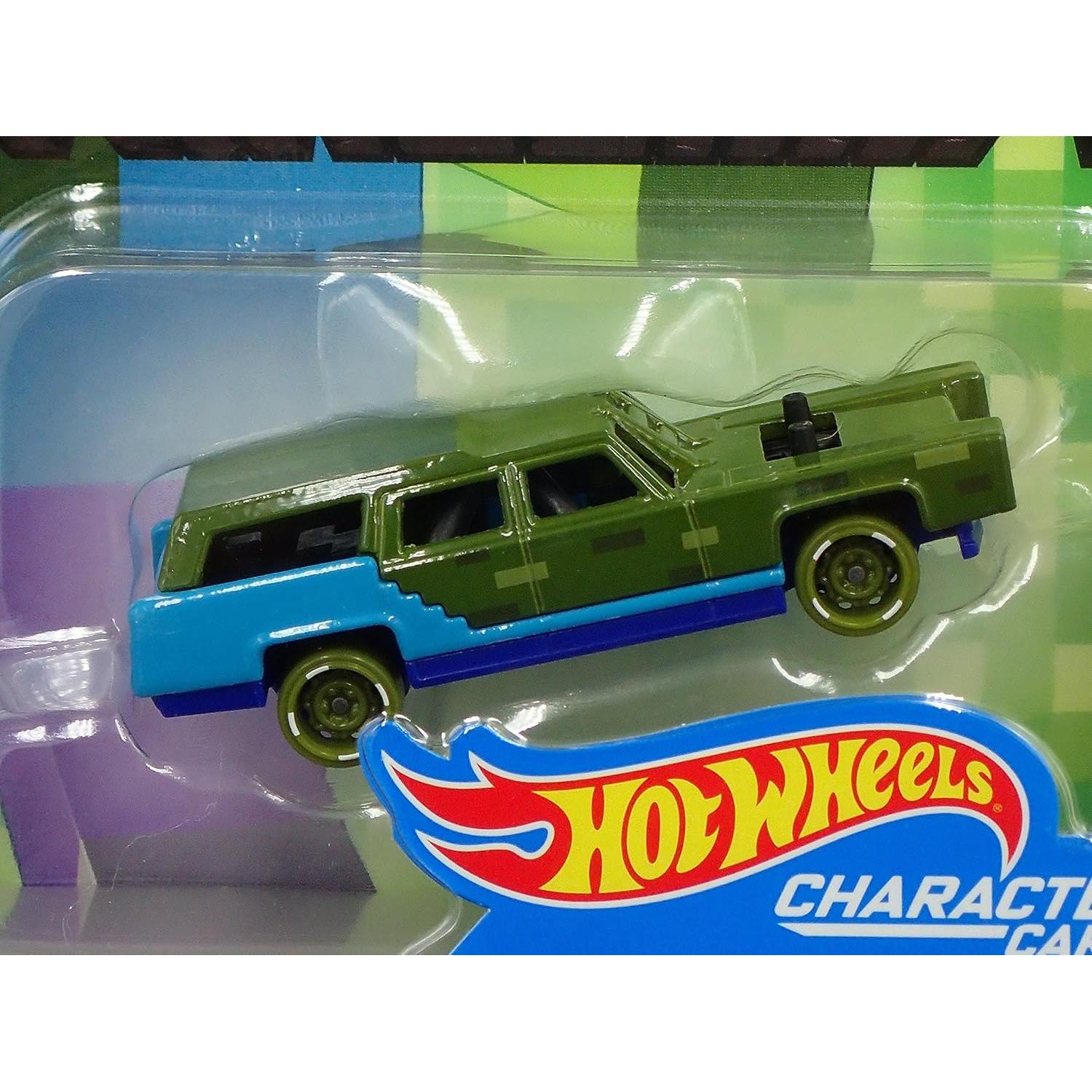 Auto de Personaje Zombie Hot Wheels Minecraft 1:64