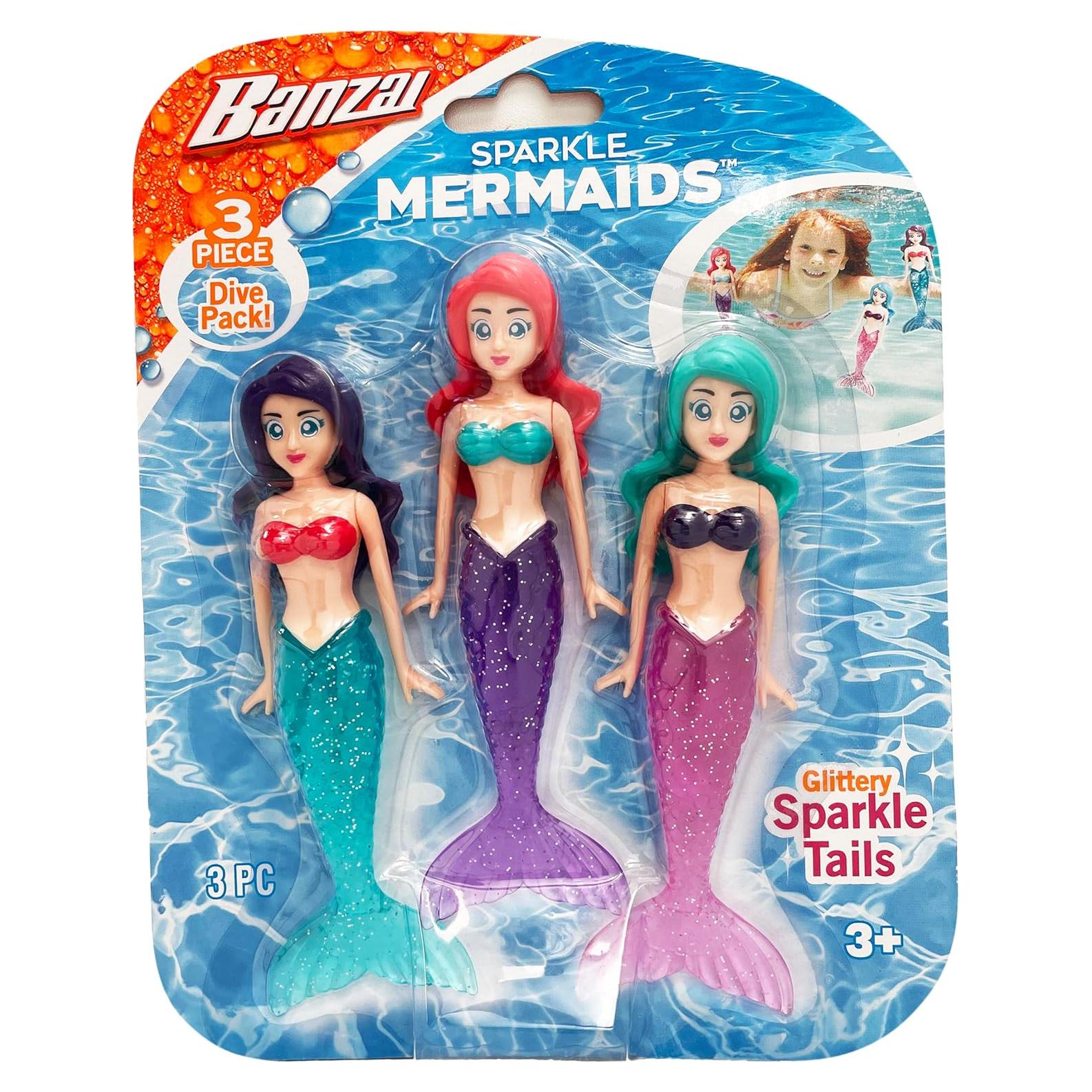 Juguetes de Buceo Banzai 3 Sirenas Brillantes 13.97 cm