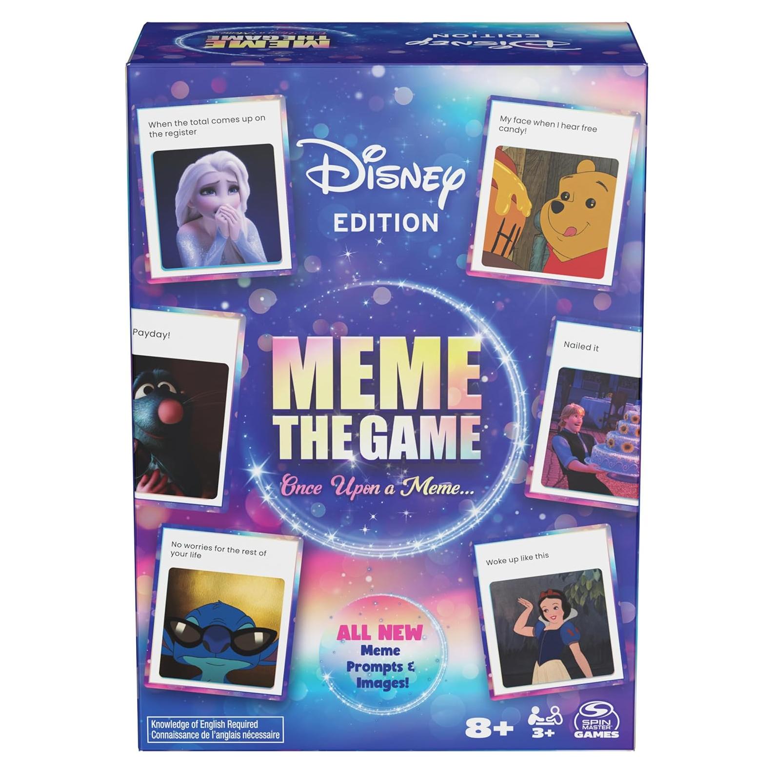 Juego de Cartas Disney Meme Spin Master, Diversión Familiar