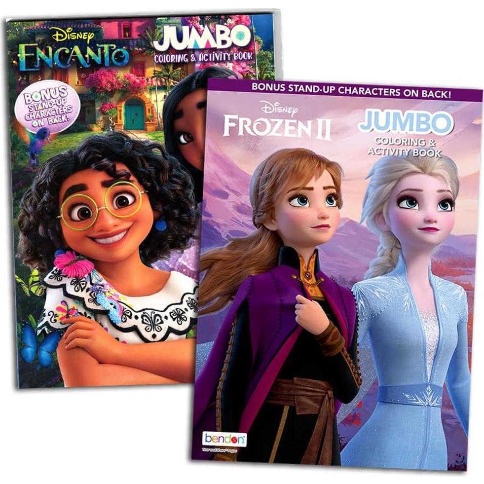Set de Colorear Princesas Disney Bendon - 6 Libros y Pegatinas