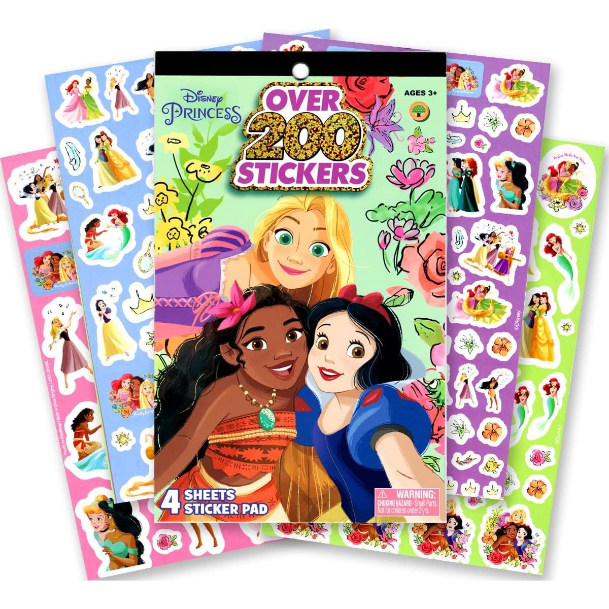 Set de Colorear Princesas Disney Bendon - 6 Libros y Pegatinas