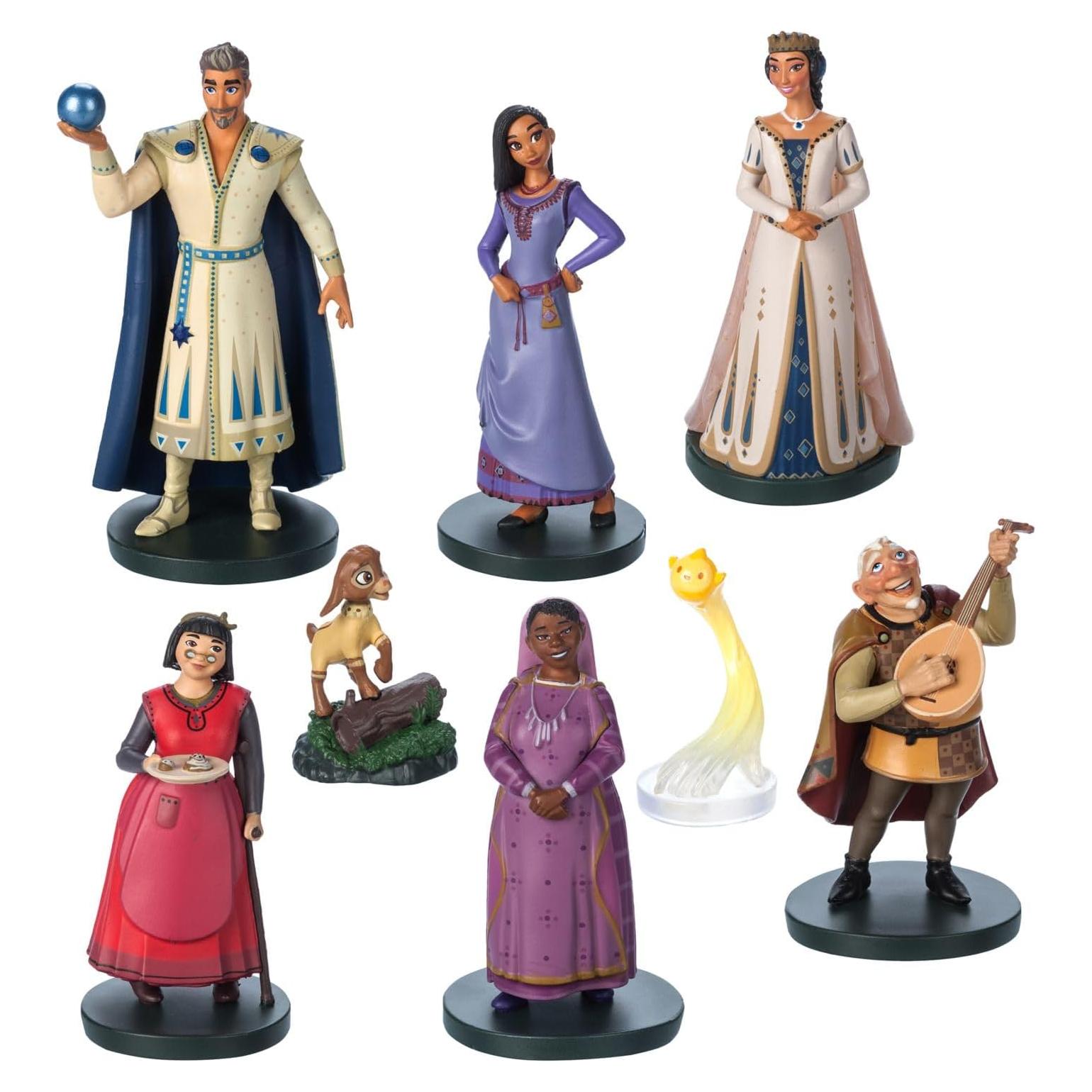 Juego de Figuras Disney Wish - 8 Piezas - Aventura Mágica