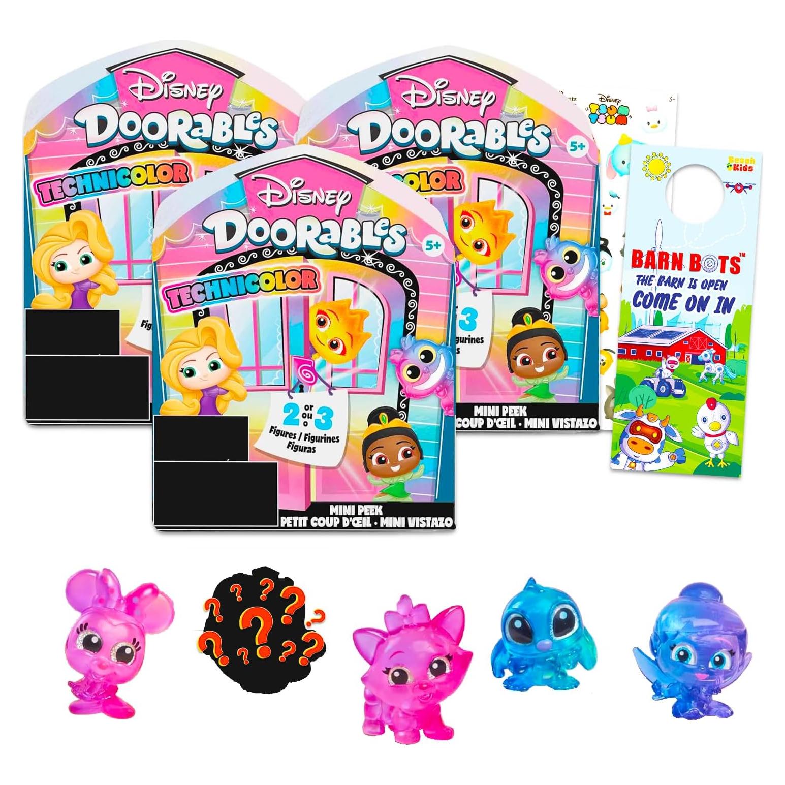 Bolsas Sorpresa Disney Doorables - Paquete de 3 Figuras Mini