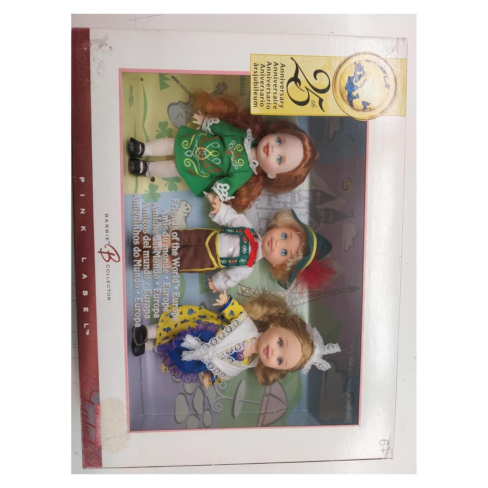 Muñecas del Mundo Barbie Coleccionista Kelly - Francia, Suiza e Irlanda