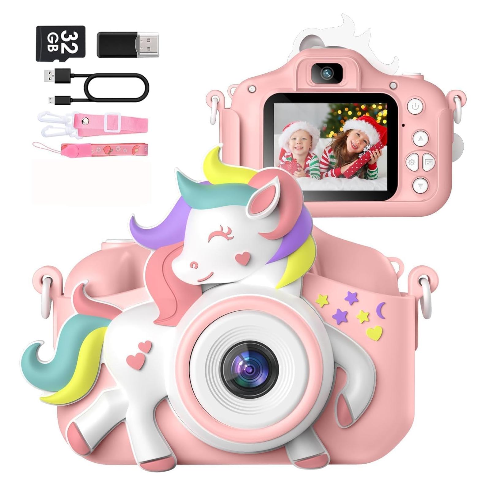 Cámara Digital para Niños Gofunly HT-001 20 MP Rosa