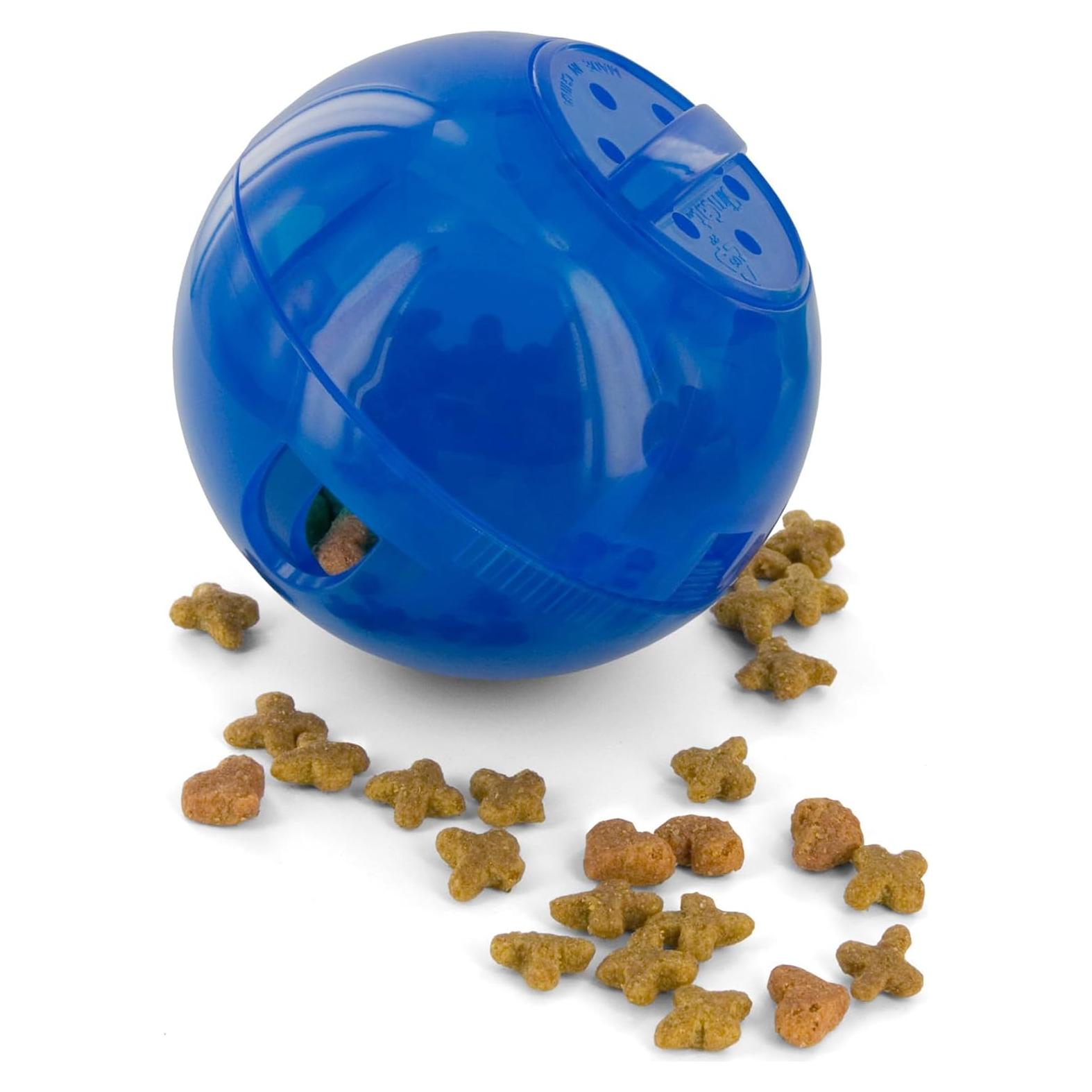 Bola de Alimentación Lenta PetSafe SlimCat Azul - Juguete Interactivo