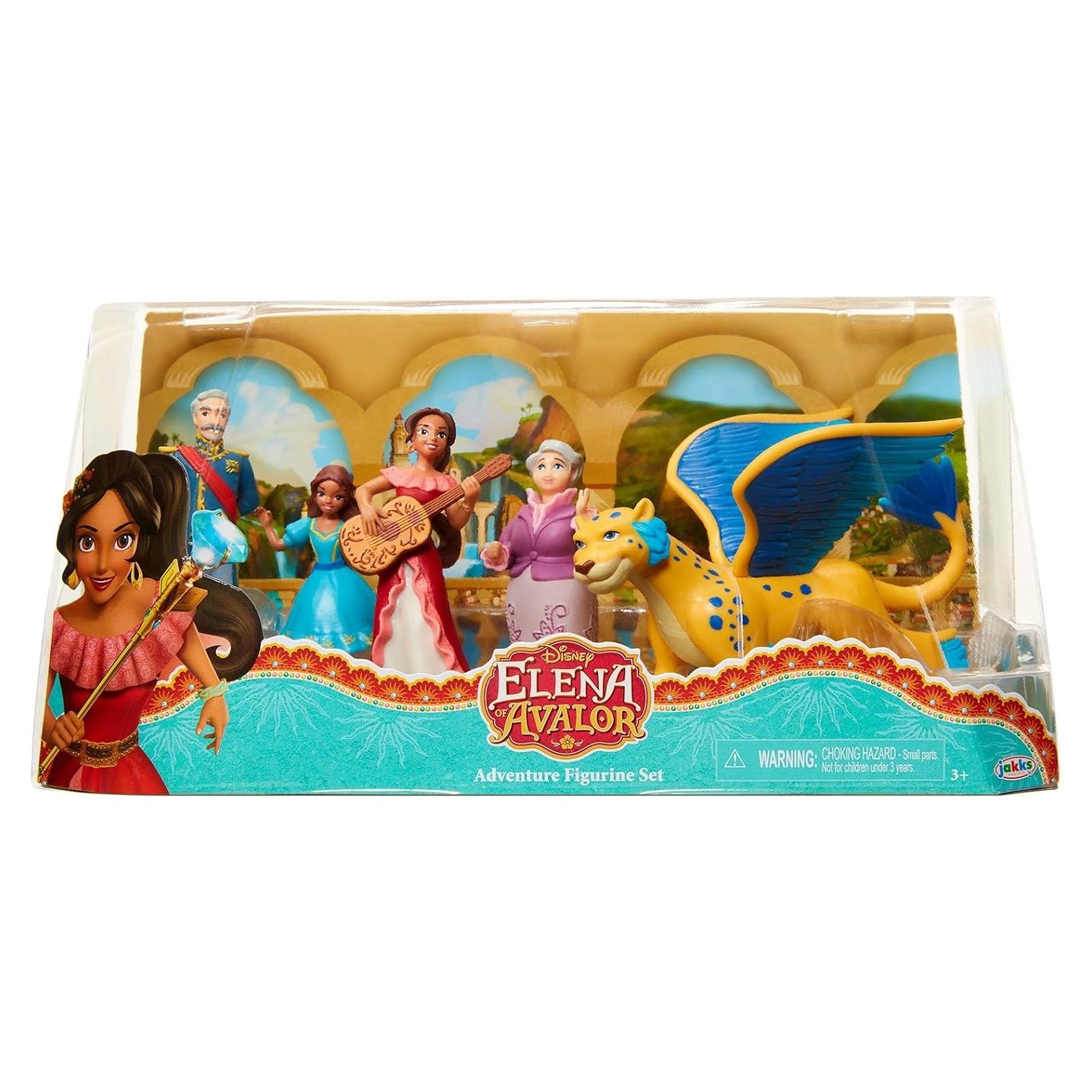 Juego de Figuras Disney Jakks Elena de Avalor 5 Piezas