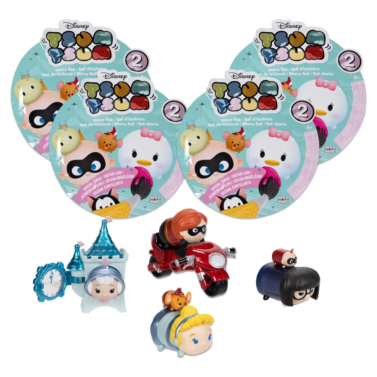 Figuras Disney Tsum Tsum Ola #2 - 4 Bolsas Sorpresa
