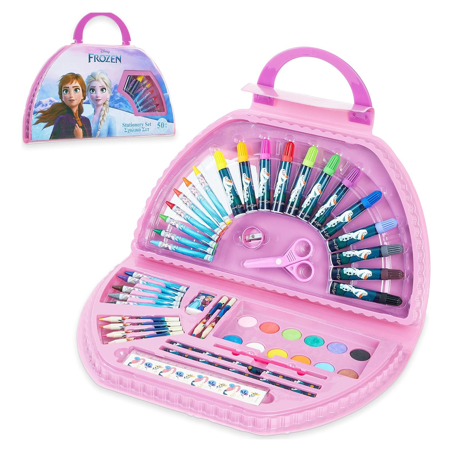 Juego de lápices de colores Disney Frozen 50 piezas