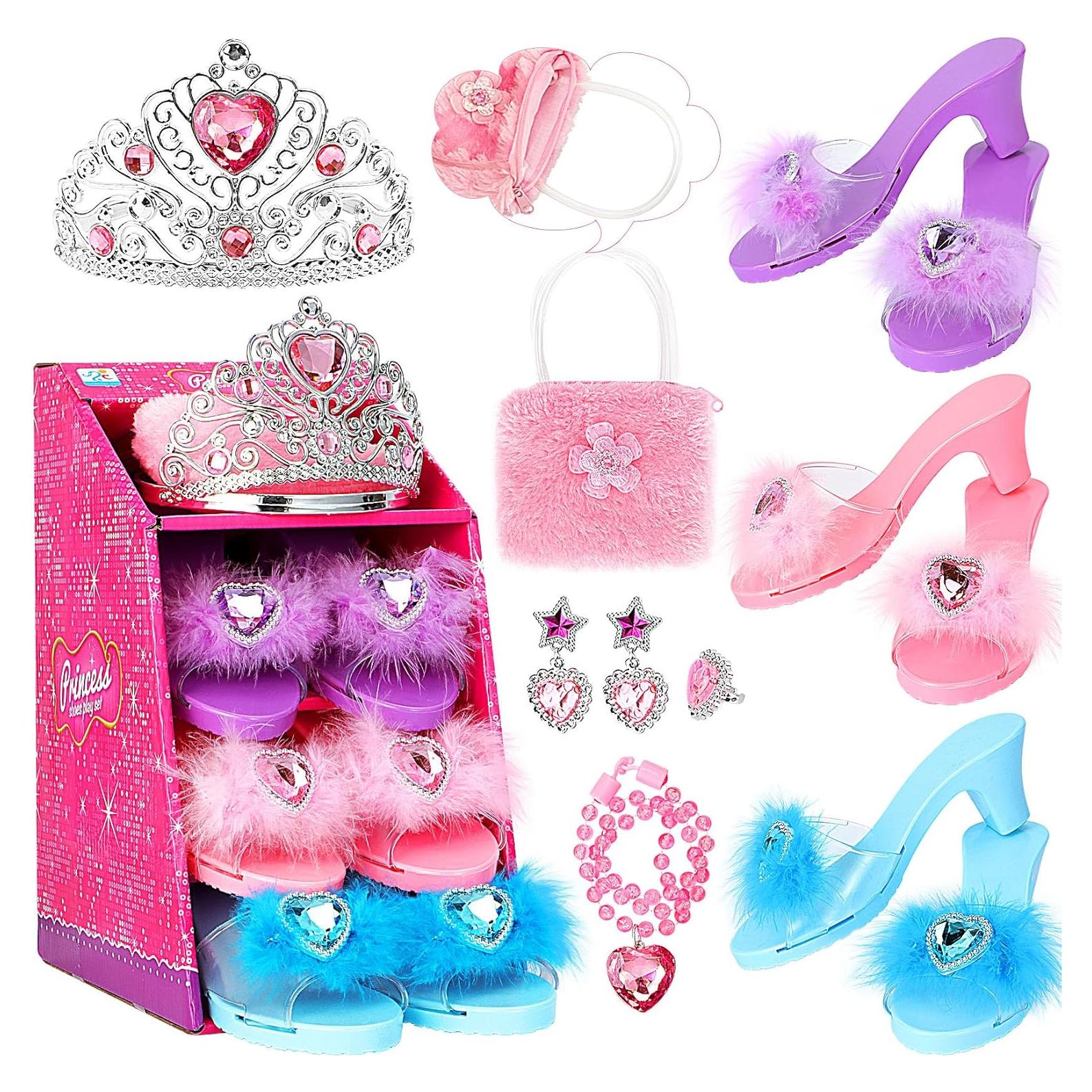 Conjunto de Disfraces de Princesa Jaolex - 3 Pares de Zapatos