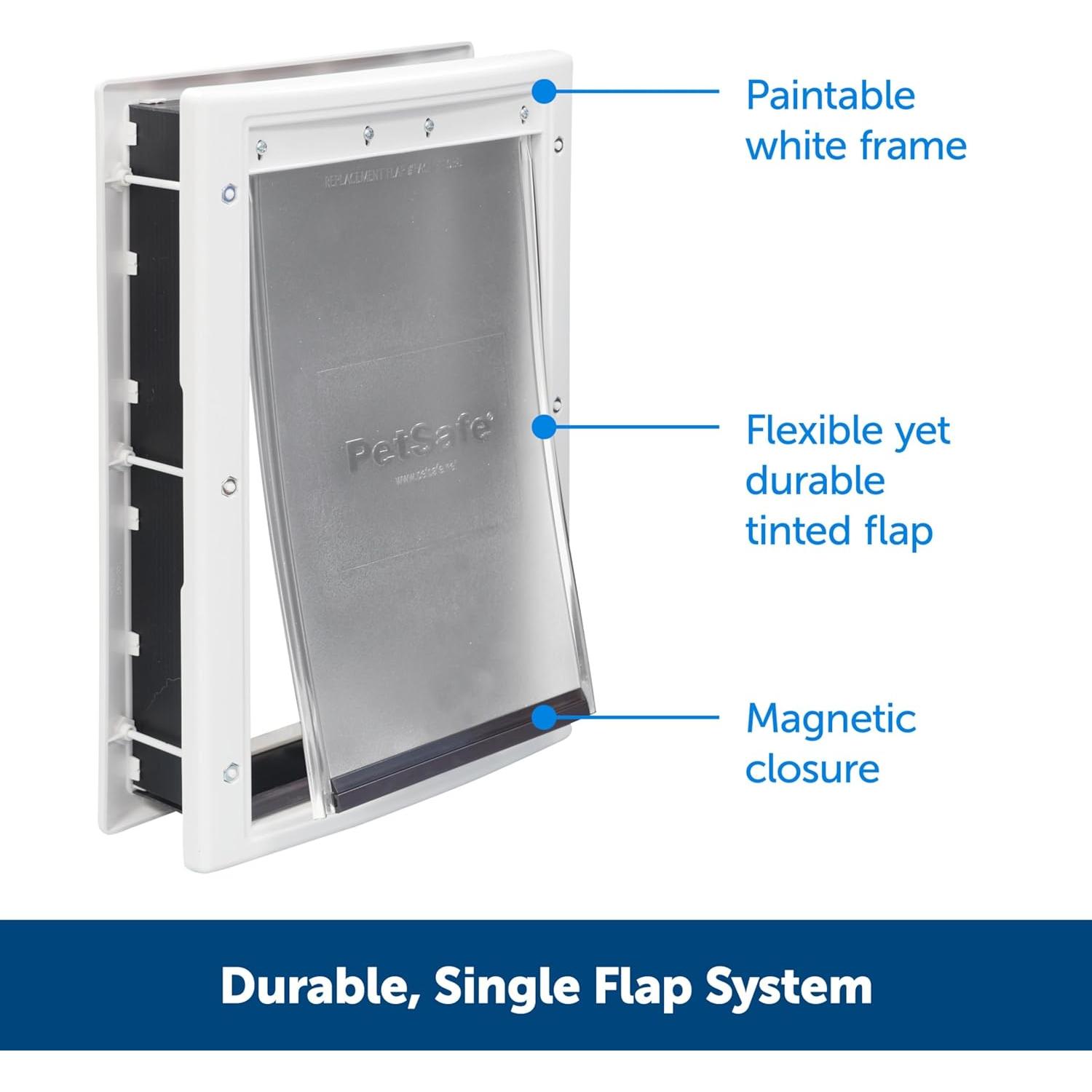 Puerta para Perros PetSafe Never Rust Mediana 18 kg Pintable