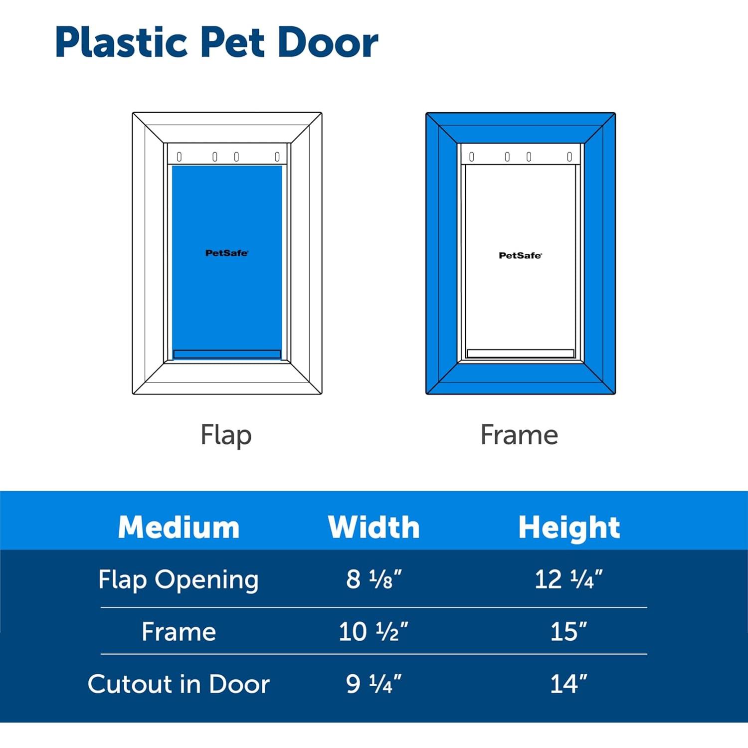 Puerta para Perros PetSafe Never Rust Mediana 18 kg Pintable