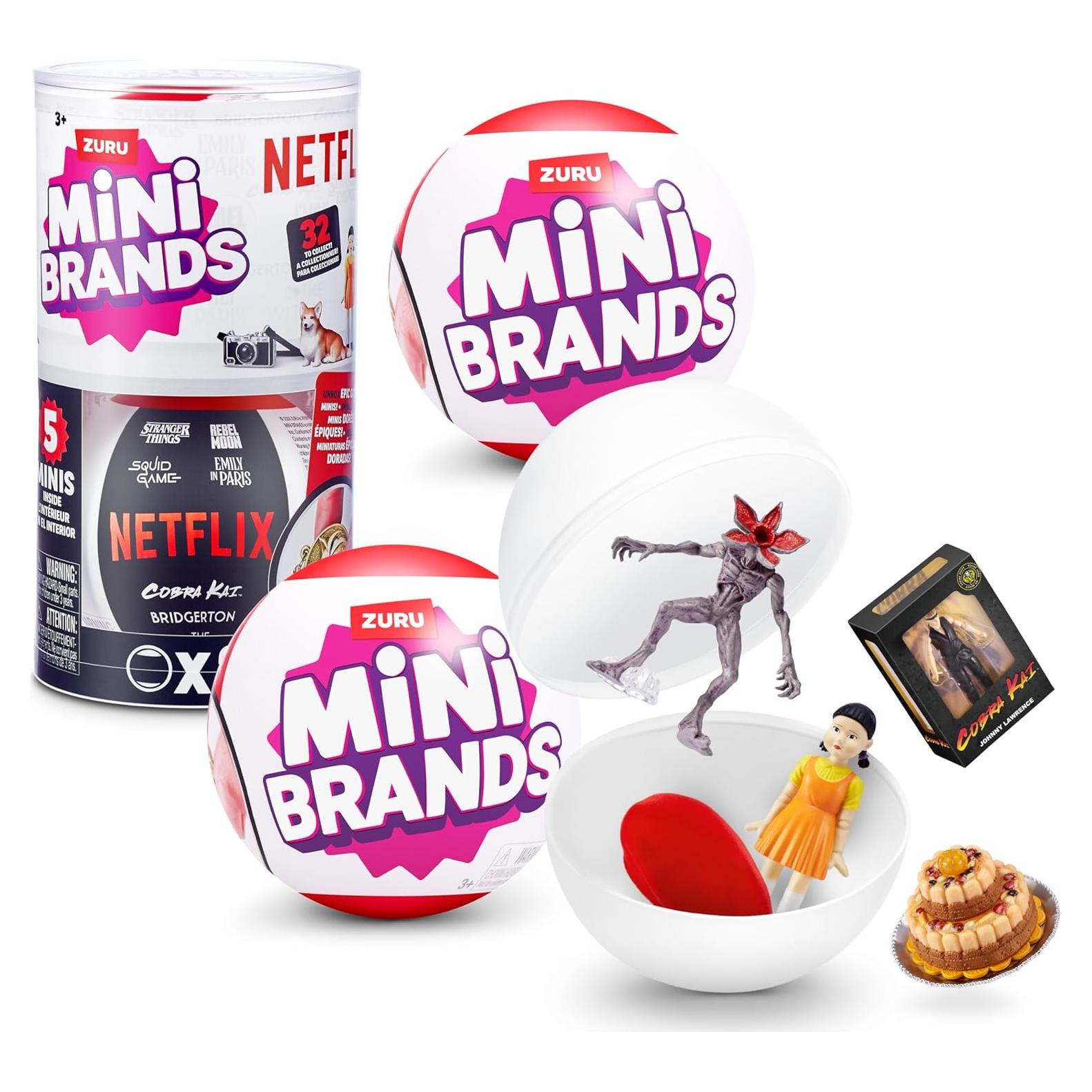 Mini Brands Netflix Cápsula 2 Paquete ZURU Juguete Sorpresa