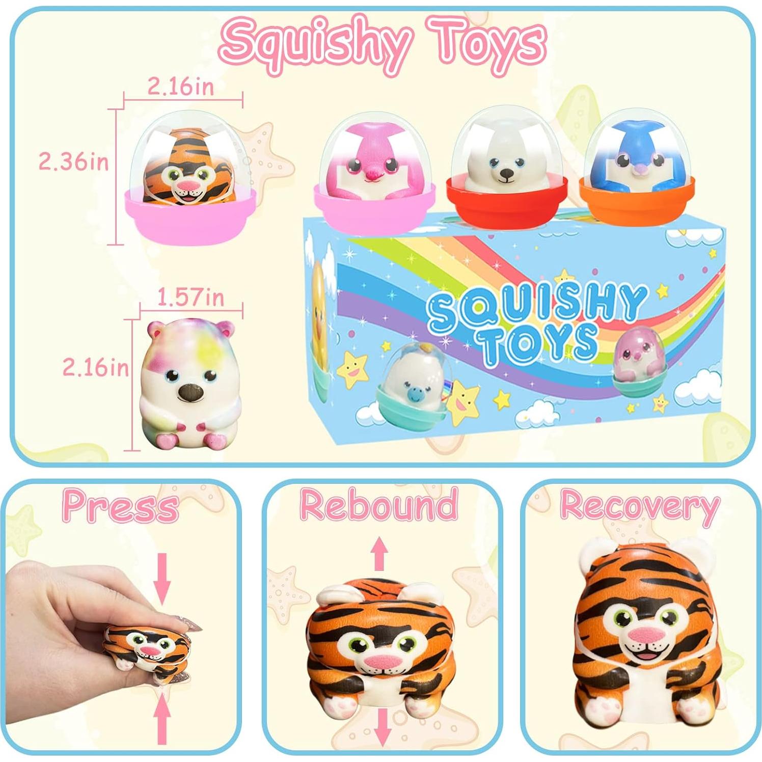 Paquete de 20 Juguetes Aplastables KissFree para Niños