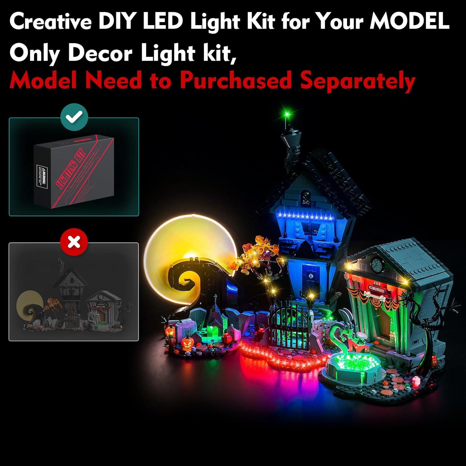 Kit de Luz LocoLee para LEGO El Extraño Mundo de Jack