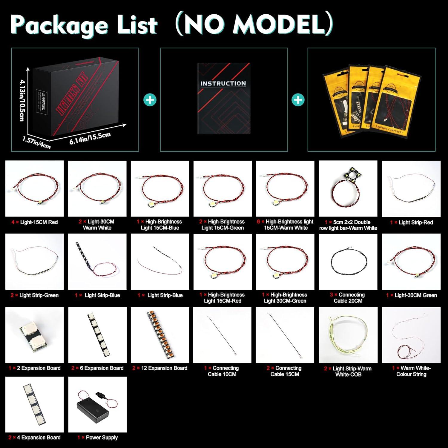 Kit de Luz LocoLee para LEGO El Extraño Mundo de Jack