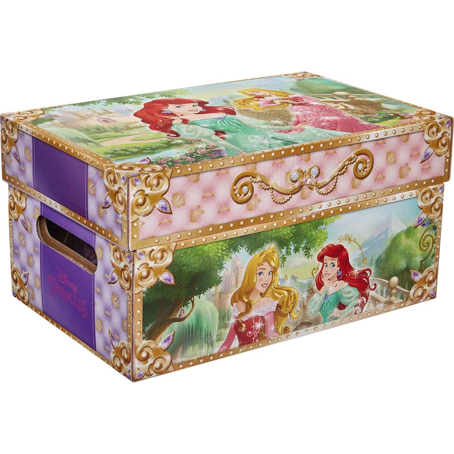 Baúl de Disfraces Disney Ariel y Aurora 11 Piezas