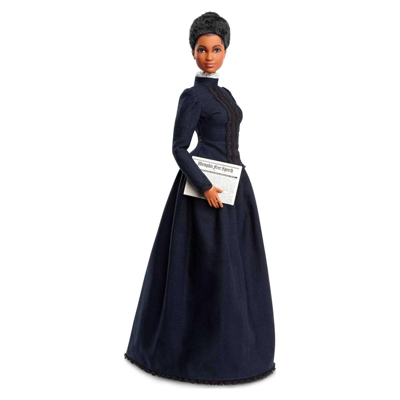Muñeca Barbie Inspiradora Ida B. Wells Coleccionable Azul