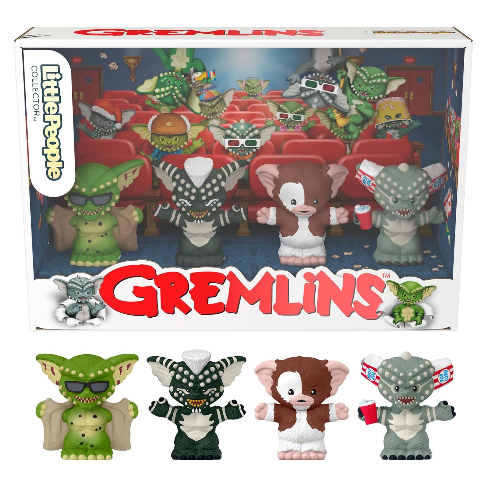 Conjunto Edición Especial Gremlins Little People 4 Figuras