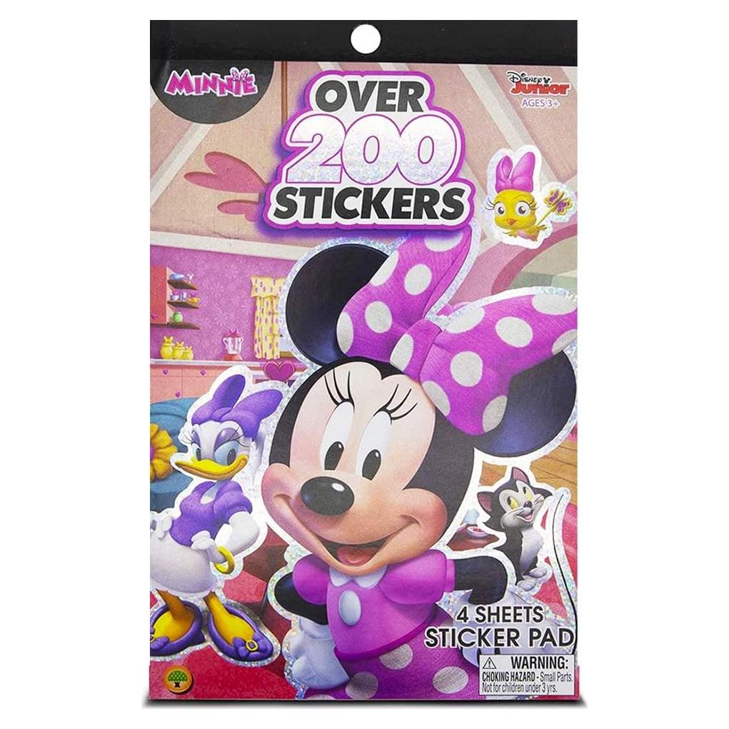 Papel de Pegatinas Disney Minnie Mouse 200+ Autoadhesivas