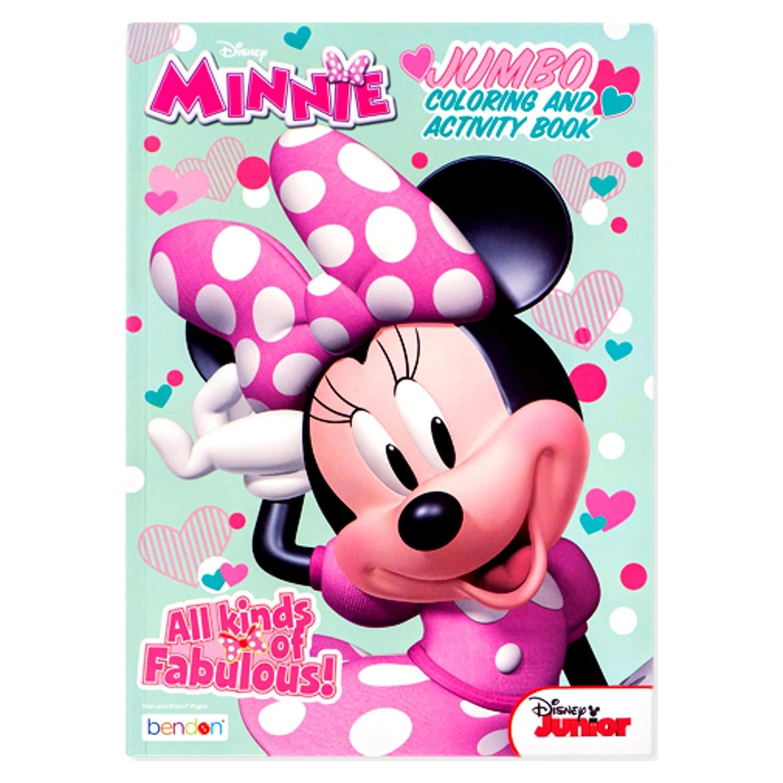 Libro de Colorear Minnie Mouse Disney 80 Páginas Creativo