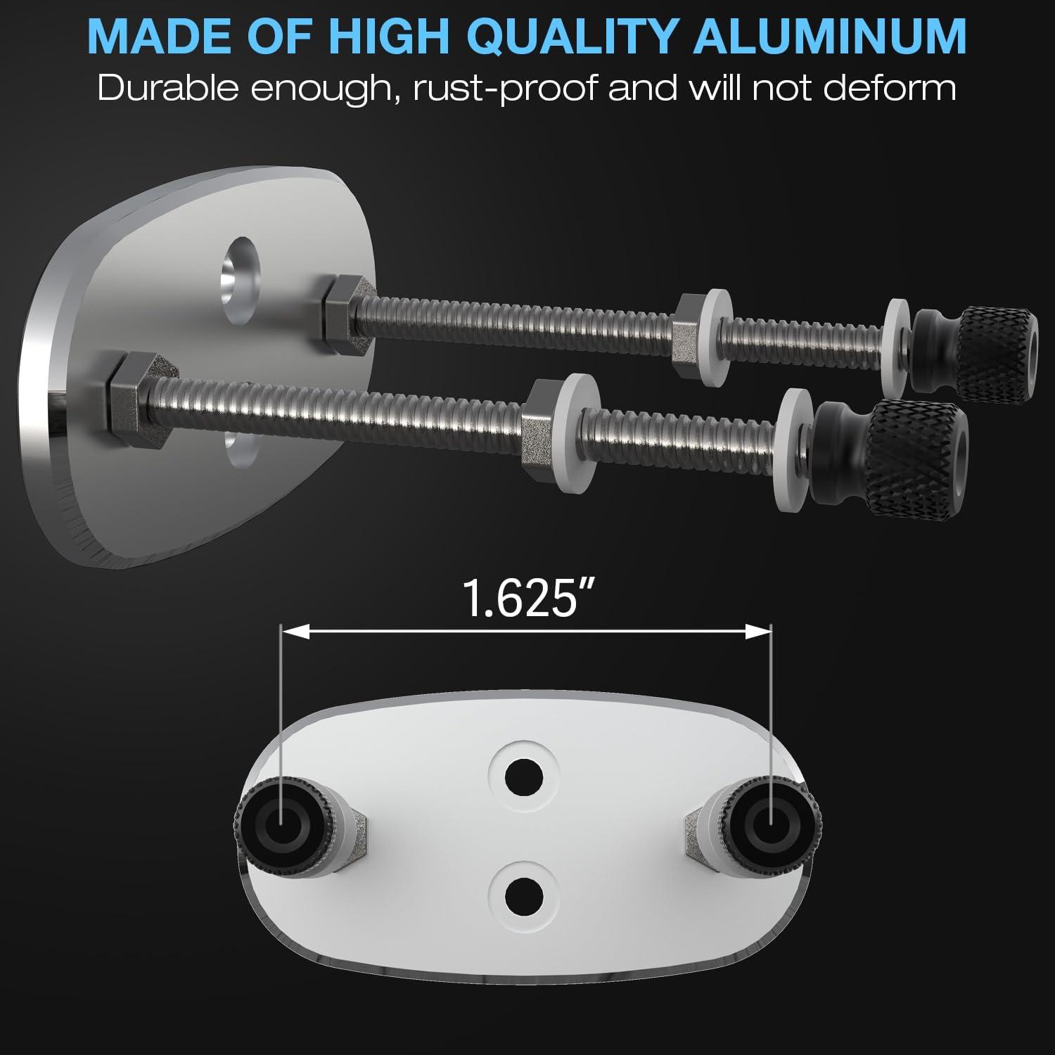 Soporte de Pared para Skate ezbnb 8 Paquetes Aluminio Plata