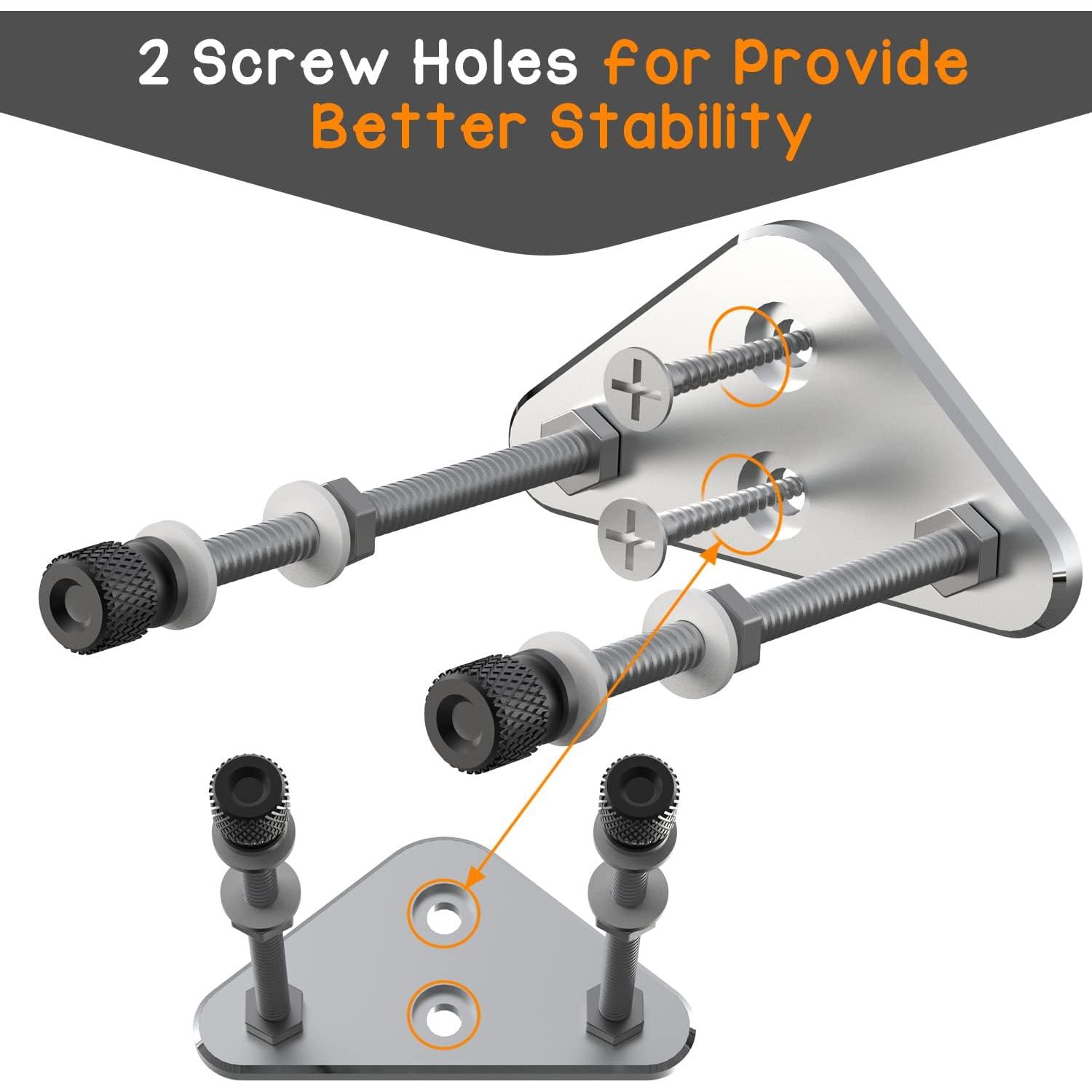 Soporte de Pared para Skateboard Aluminio 6 Paquetes Plata