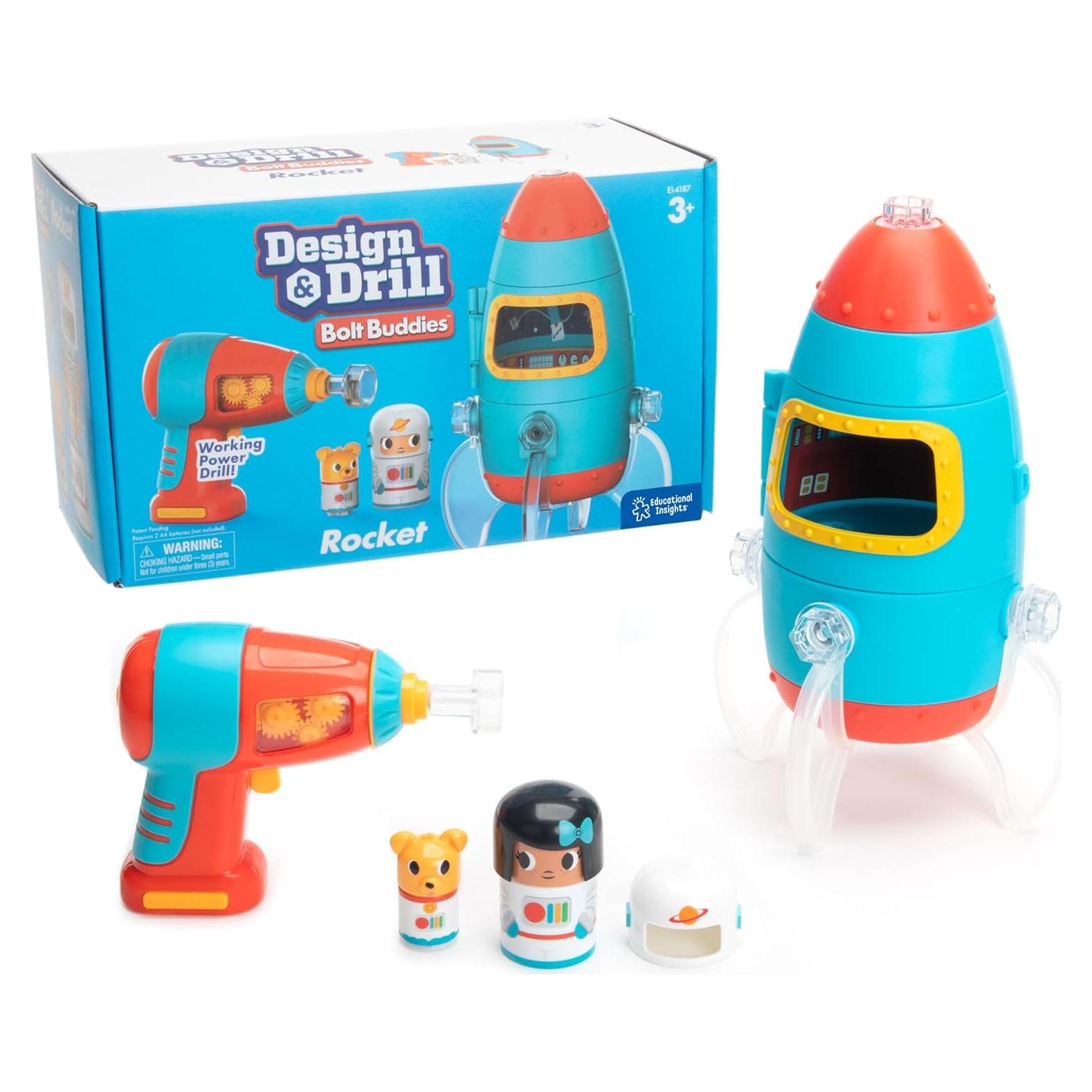 Cohete Bolt Buddies Educational Insights con Taladro 3+