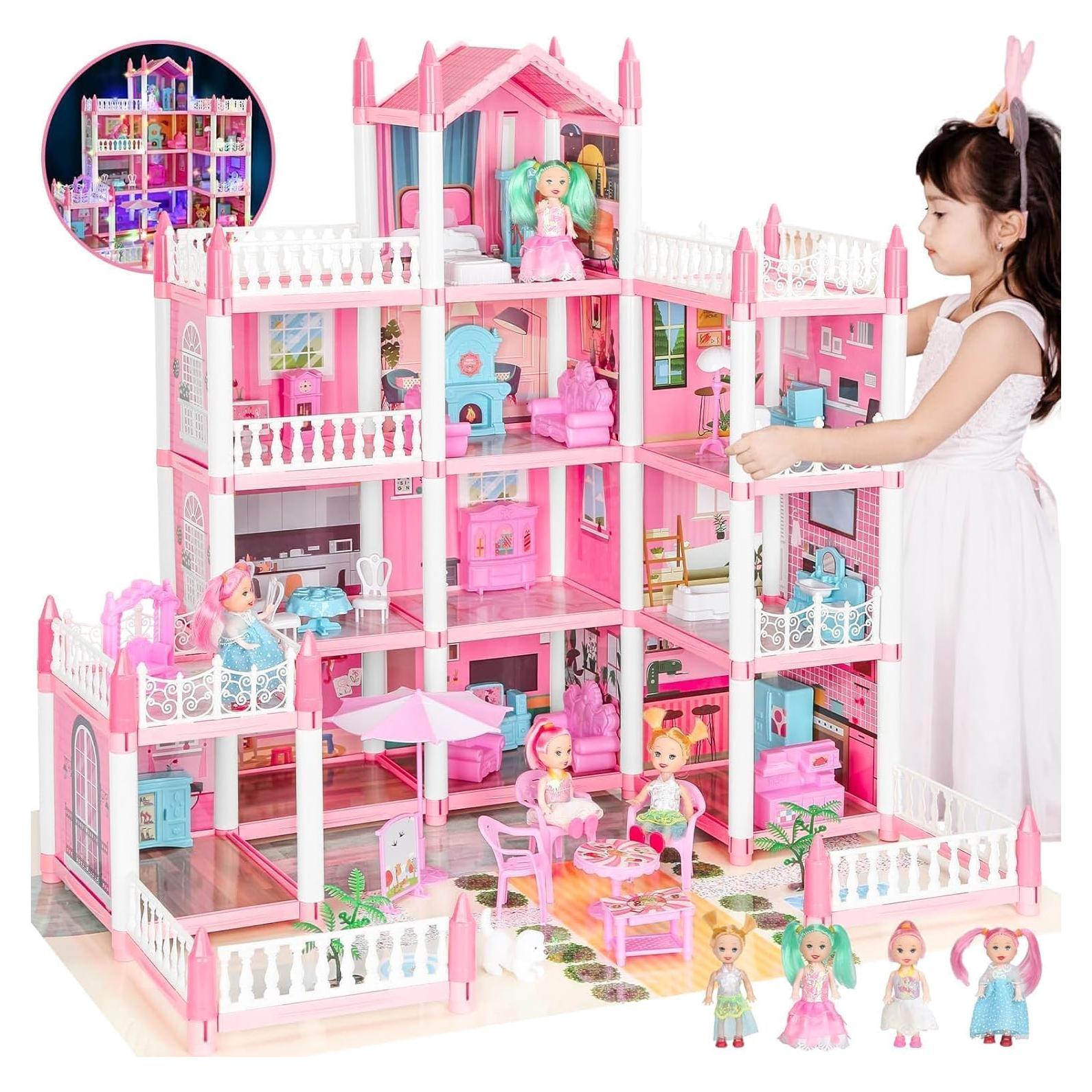Casa de Muñecas GirlDiary 4 Pisos 11 Habitaciones Juguete