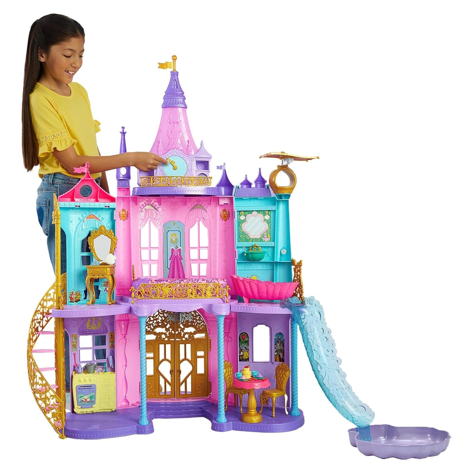 Castillo de Muñecas Disney Mattel 121 cm 25+ Accesorios