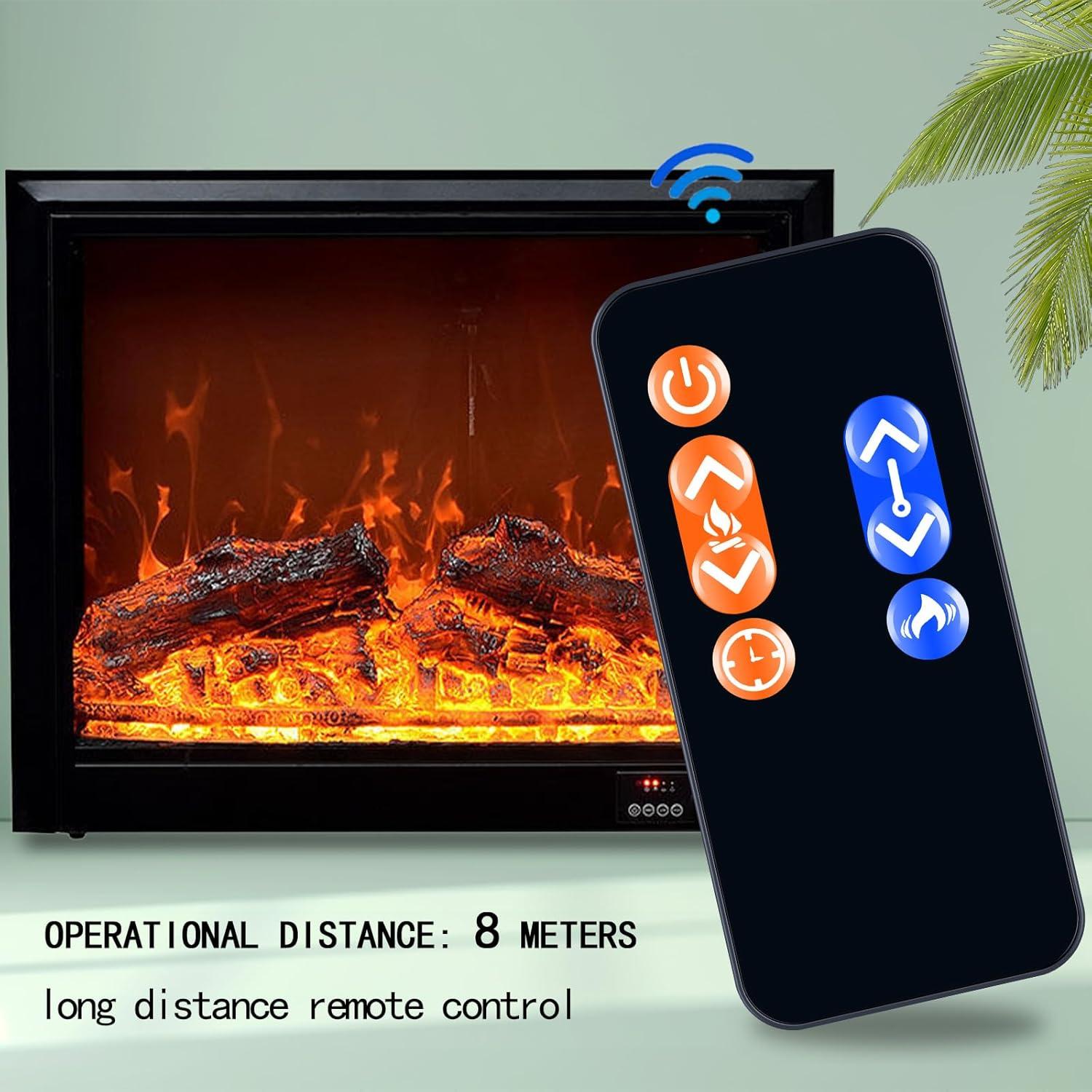 Control Remoto Reemplazo Oumeite Chimenea Eléctrica Ashley