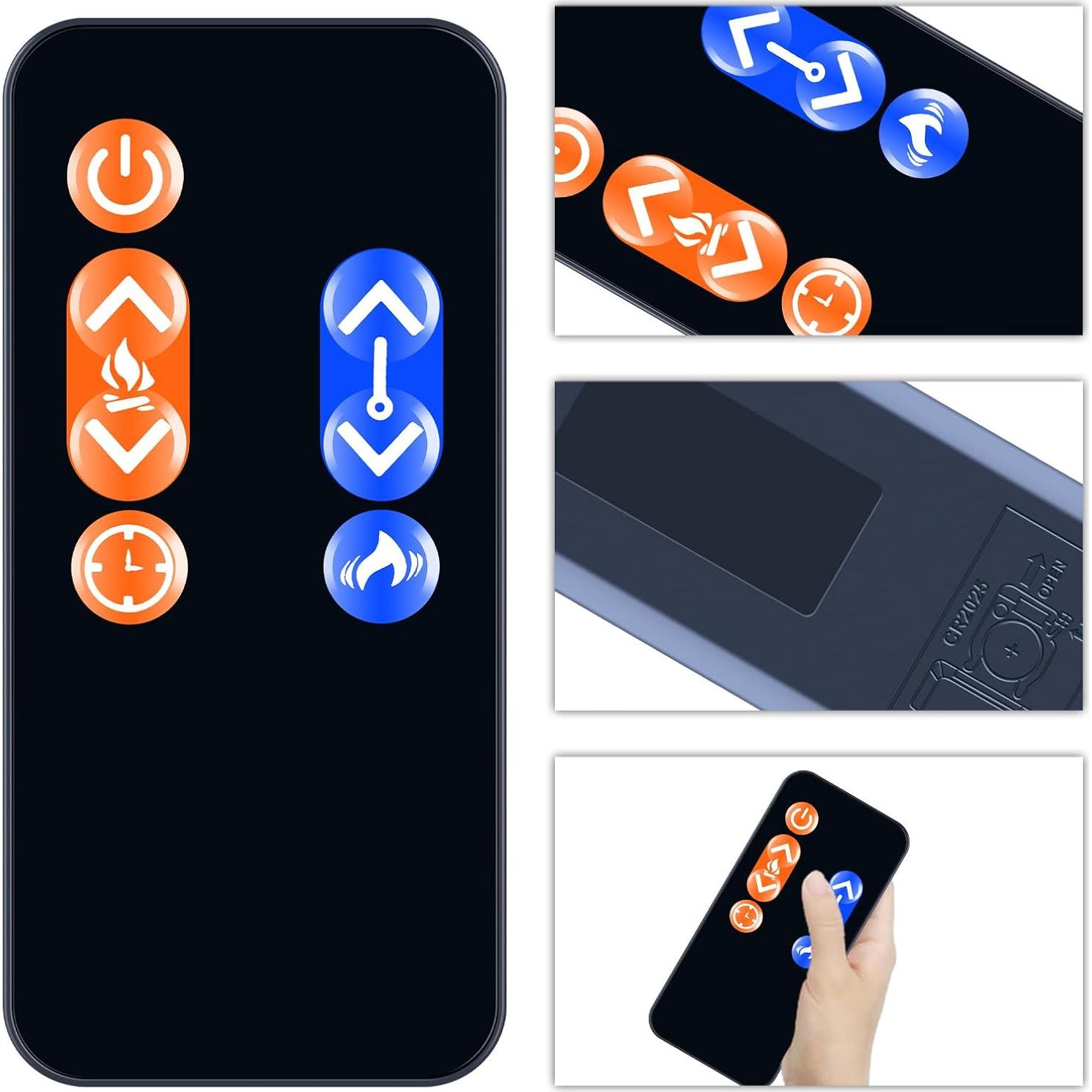 Control Remoto Reemplazo Oumeite Chimenea Eléctrica Ashley