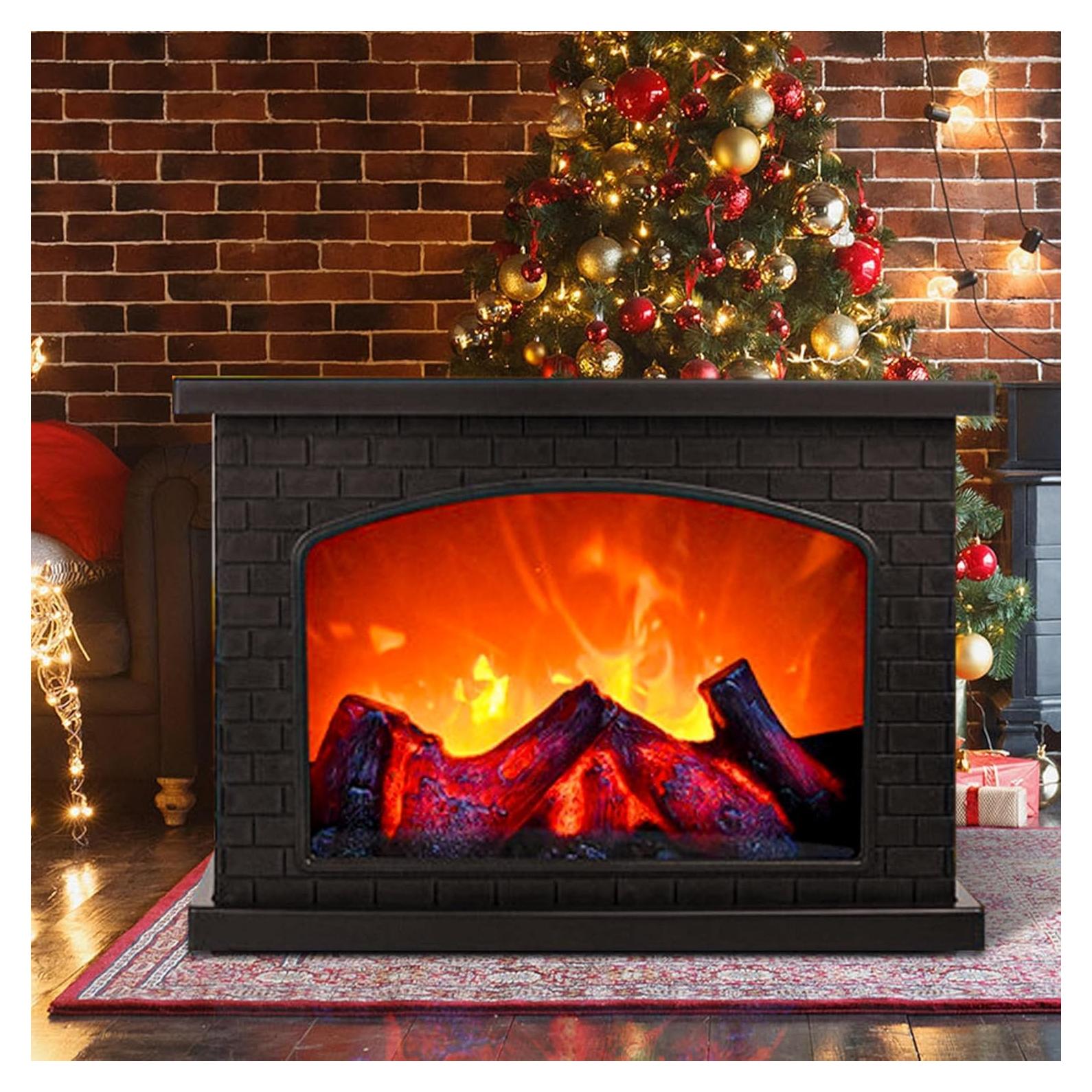 Lámpara de Chimenea Eléctrica Quipzora BILUDENG con Efecto Llama