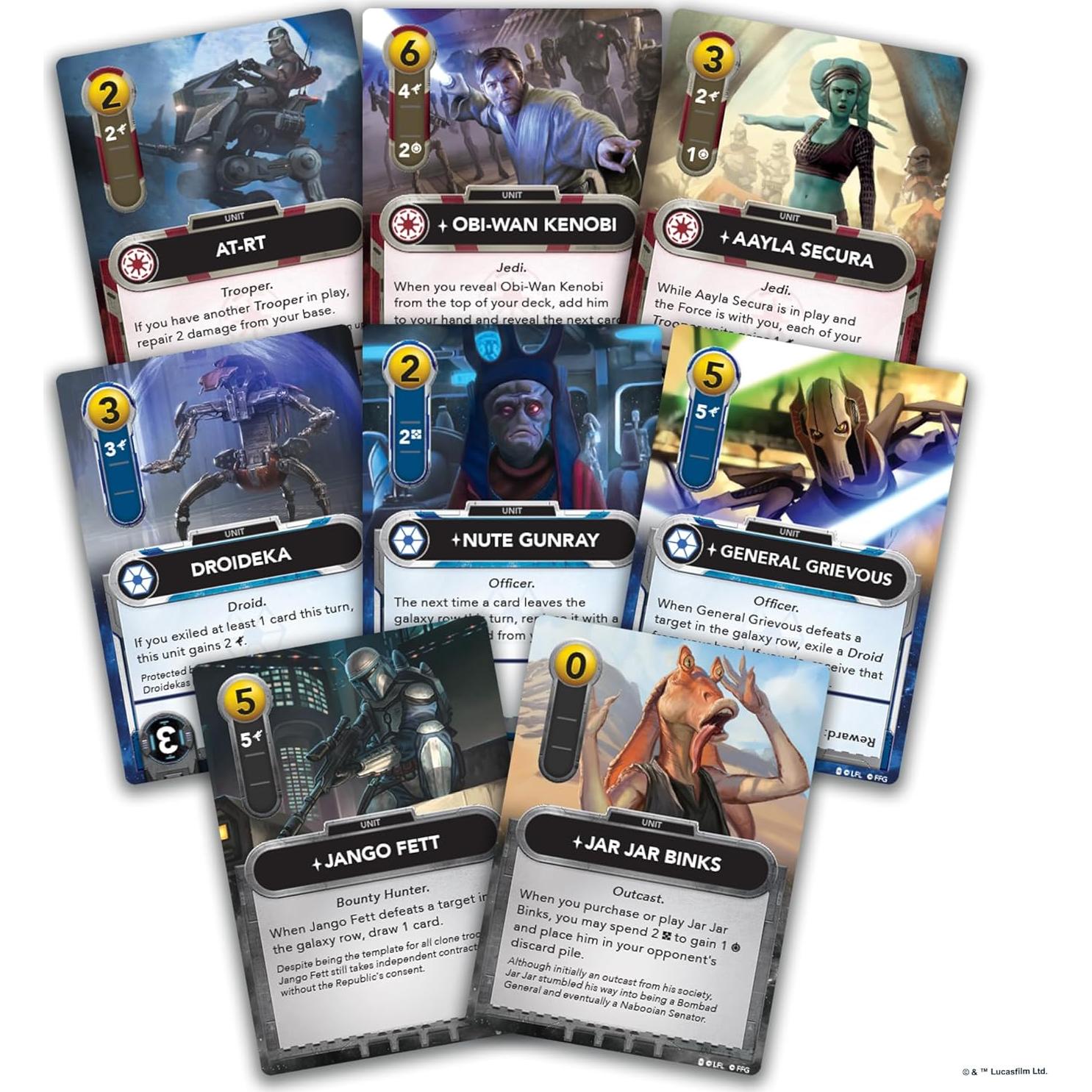 Juego de Construcción de Mazos Star Wars - Guerras Clon