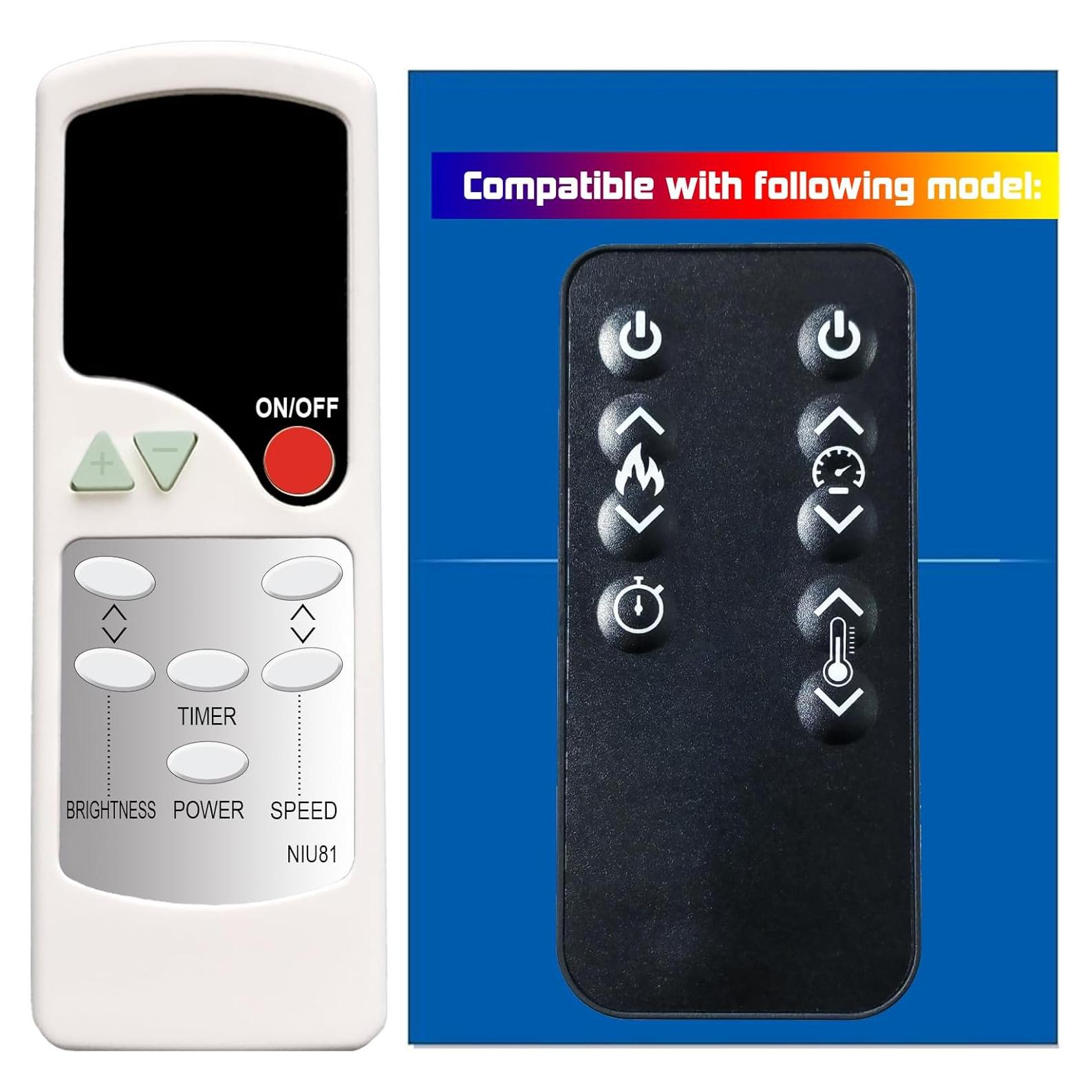 Control Remoto Reemplazo Chimenea Eléctrica Hearthstone F18-17LT