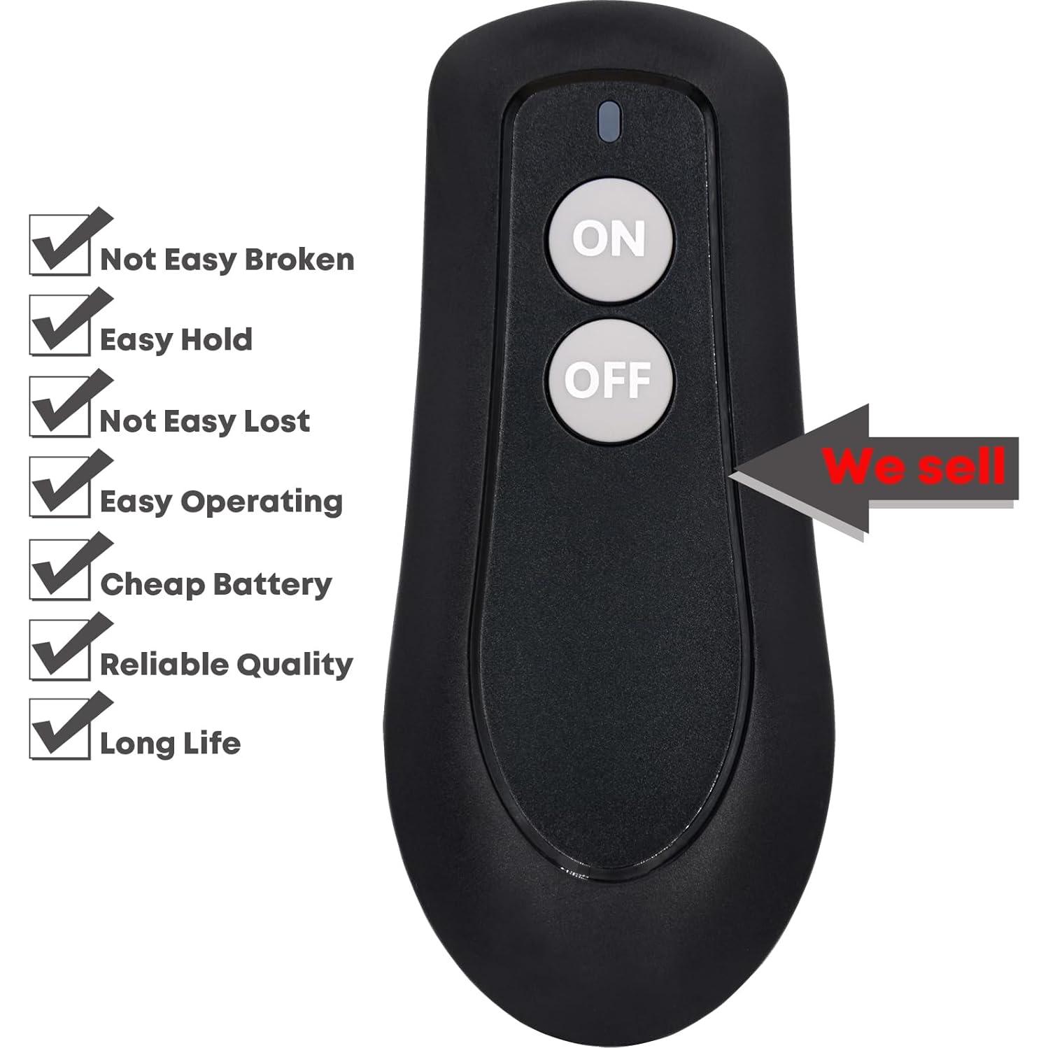 Control Remoto y Receptor Dimplex APT-1315 para Chimenea