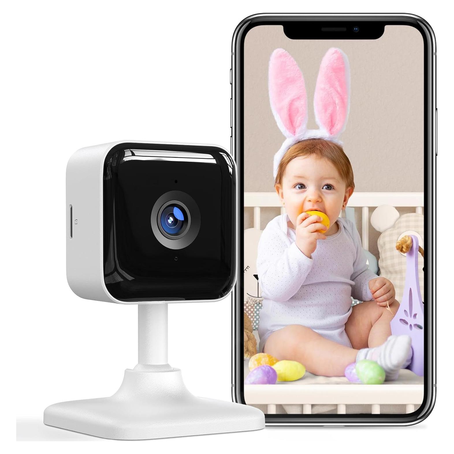 Monitor de Bebé GNCC C2 BABY WiFi 1080P con Audio y Movimiento