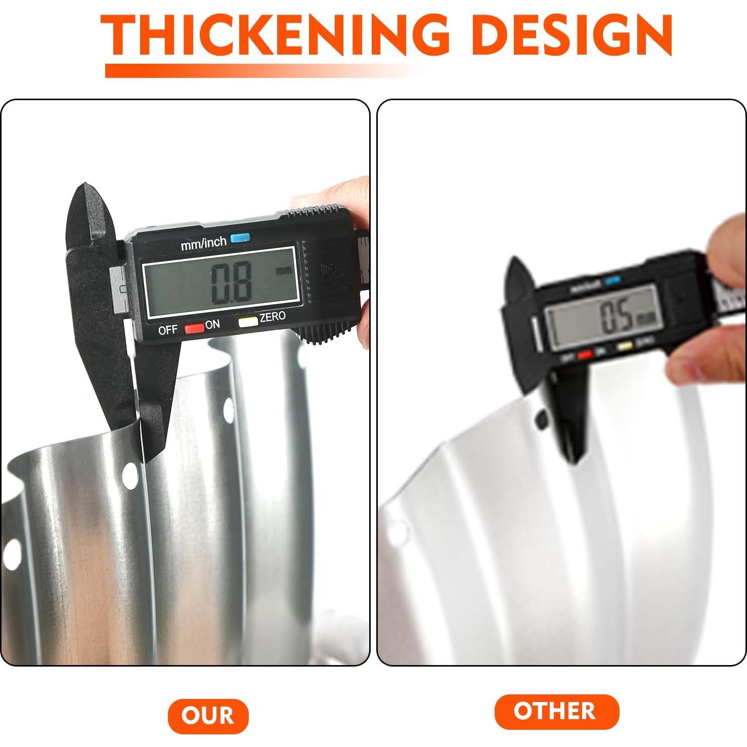 Anillo de Fuego YSEJOMP Redondo 91 cm Galvanizado Plata