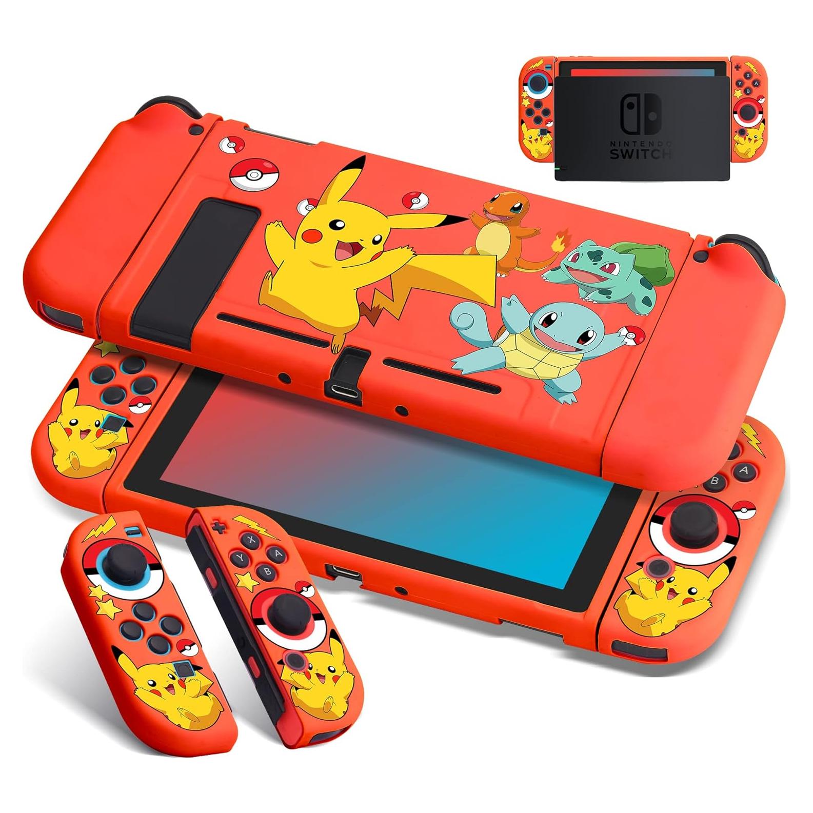 Funda Protectora Xcitifun para Nintendo Switch - Rojo Kawaii