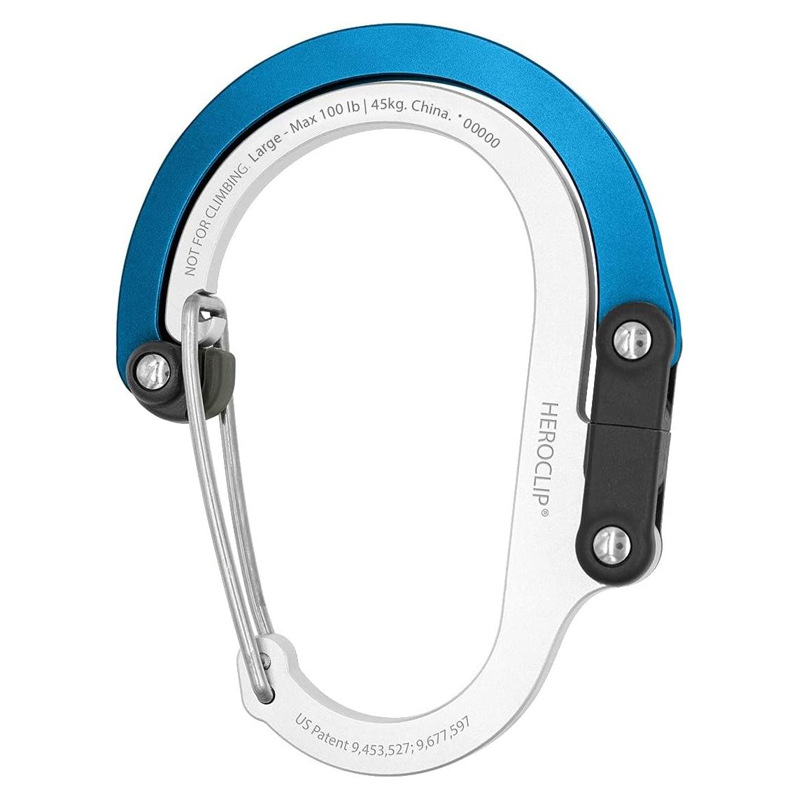 Heroclip GEAR AID Grande Clip Carabinero 45kg Azul