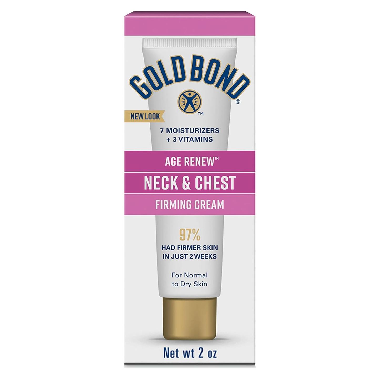 Crema Reafirmante Gold Bond para Cuello y Pecho 60 g