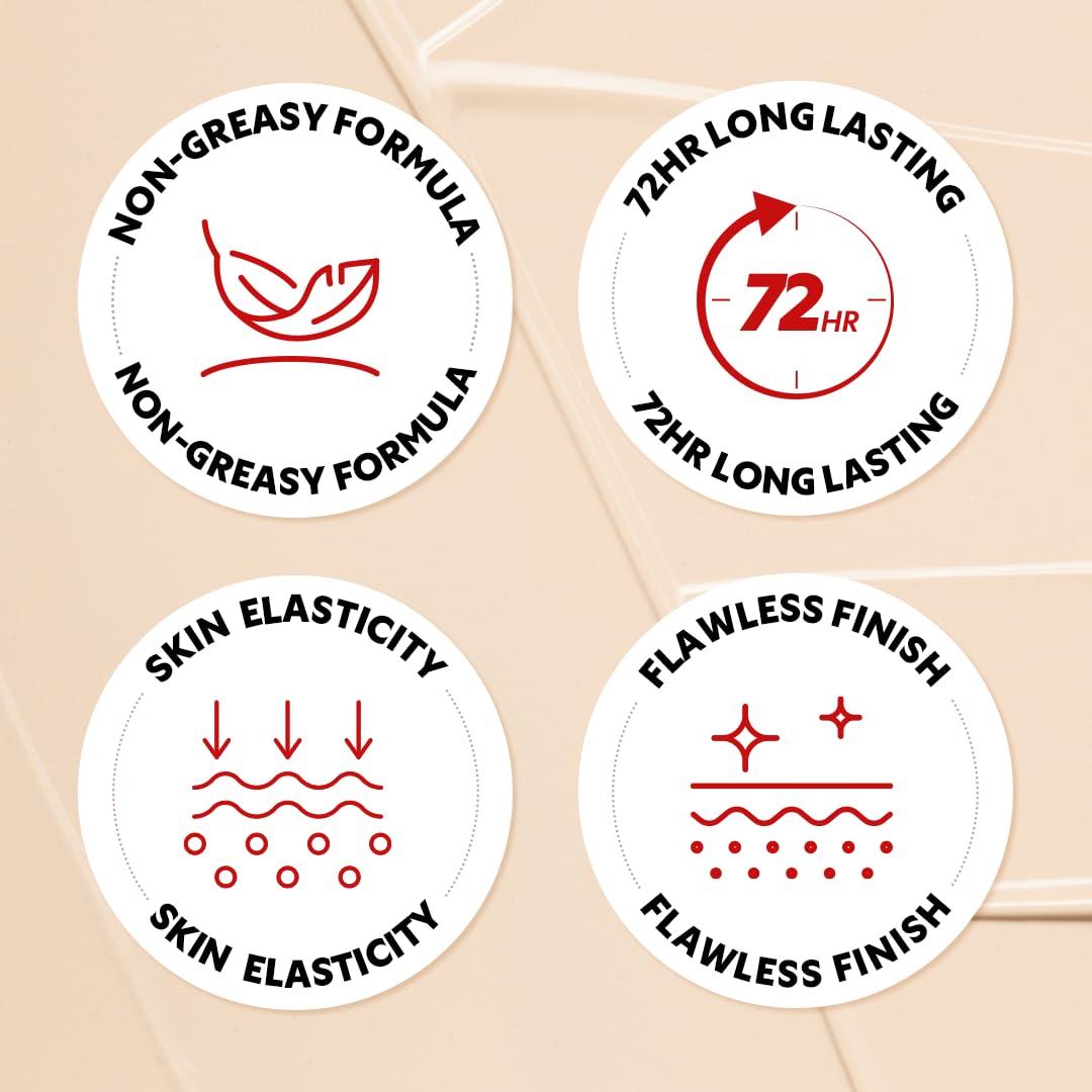 TIRTIR Máscara Ajuste Fundación Roja 4.4 ml - Cobertura Total