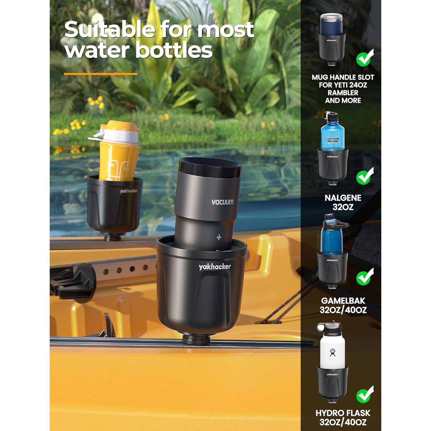 Soporte para Tazas YAKHACKER Multifuncional para Kayak