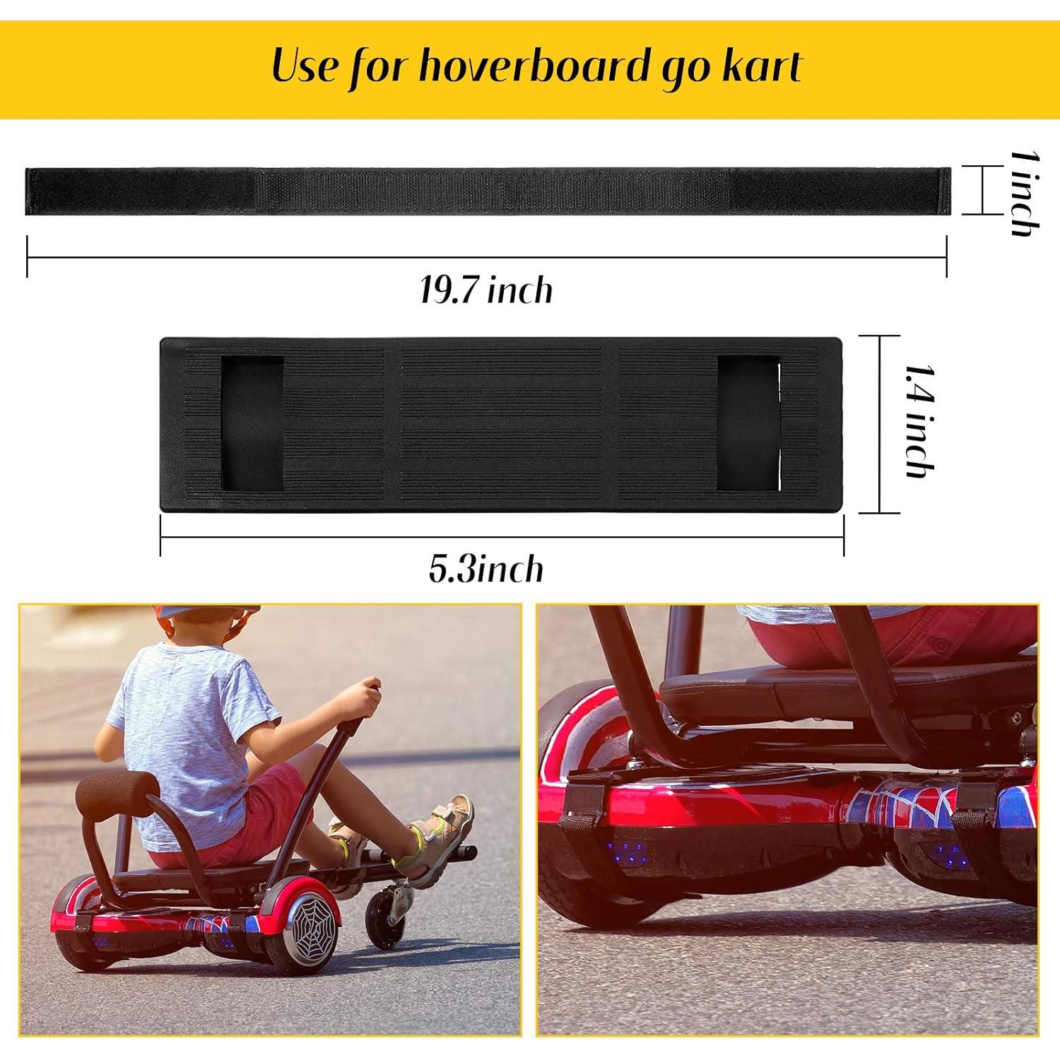 8 Correas Ajustables Frienda para Hoverboard + 4 Protectores