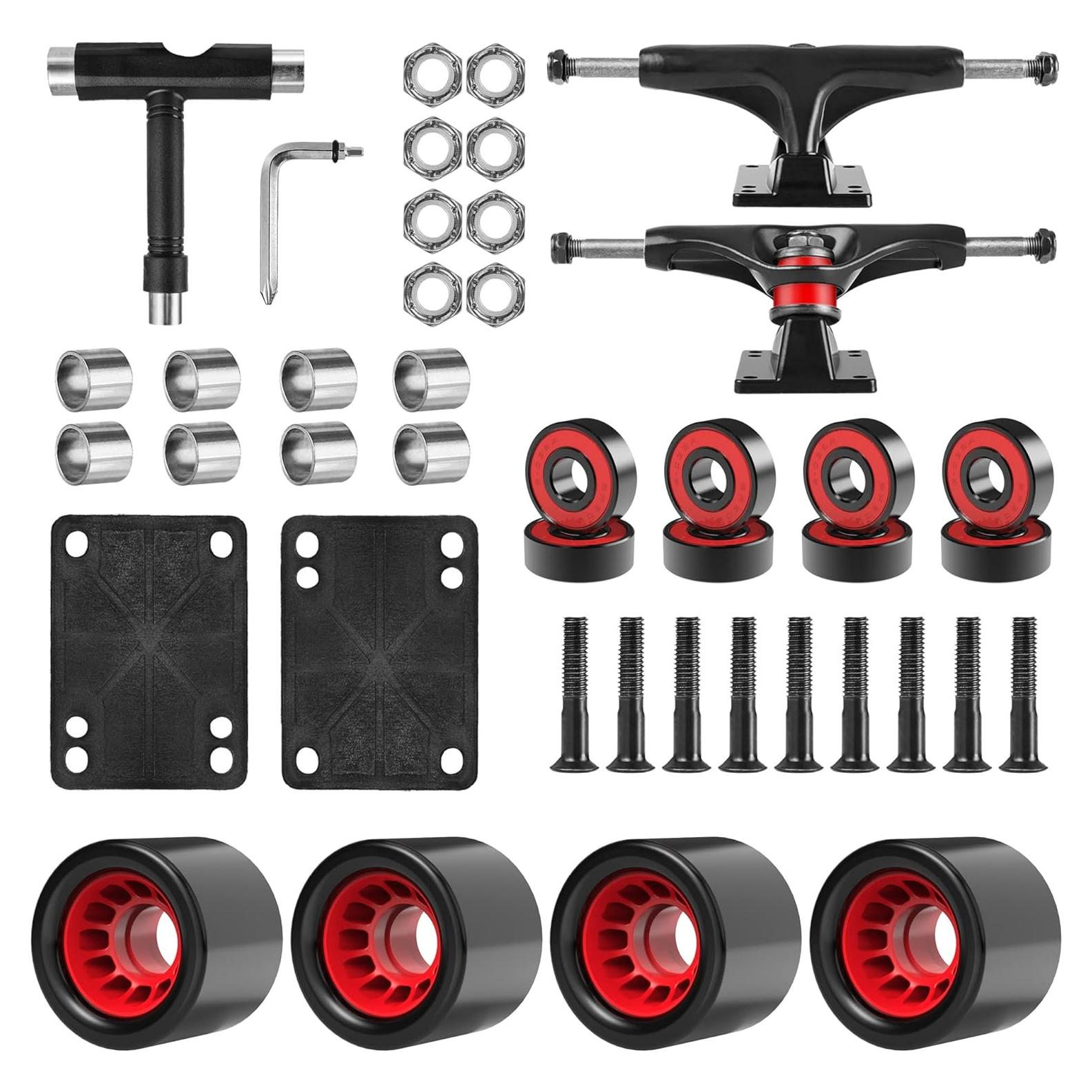 Juego de Skateboard AXDT Ejes 5" Ruedas 60mm Rodamientos ABEC-9