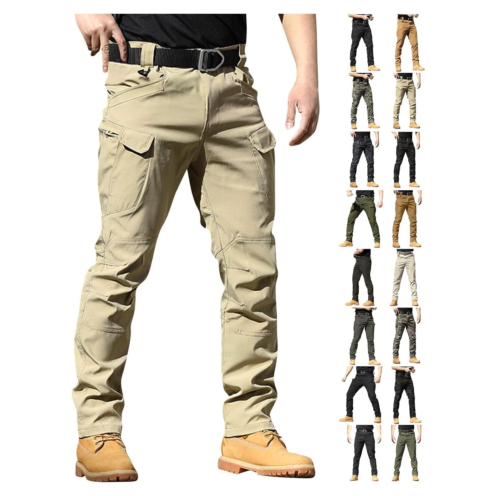 Pantalones Tácticos Chaktkglok Caqui Mediano Impermeables