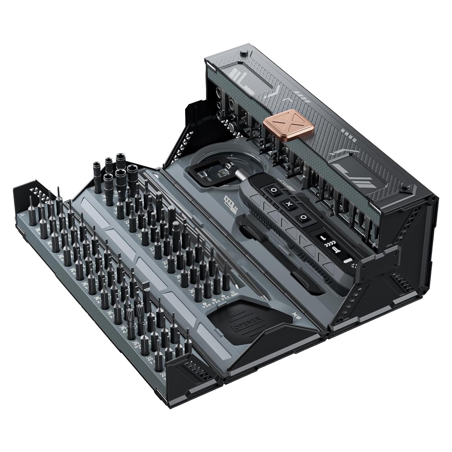 Kit de Destornilladores Eléctricos JAKEMY FO167 - 180 Puntas