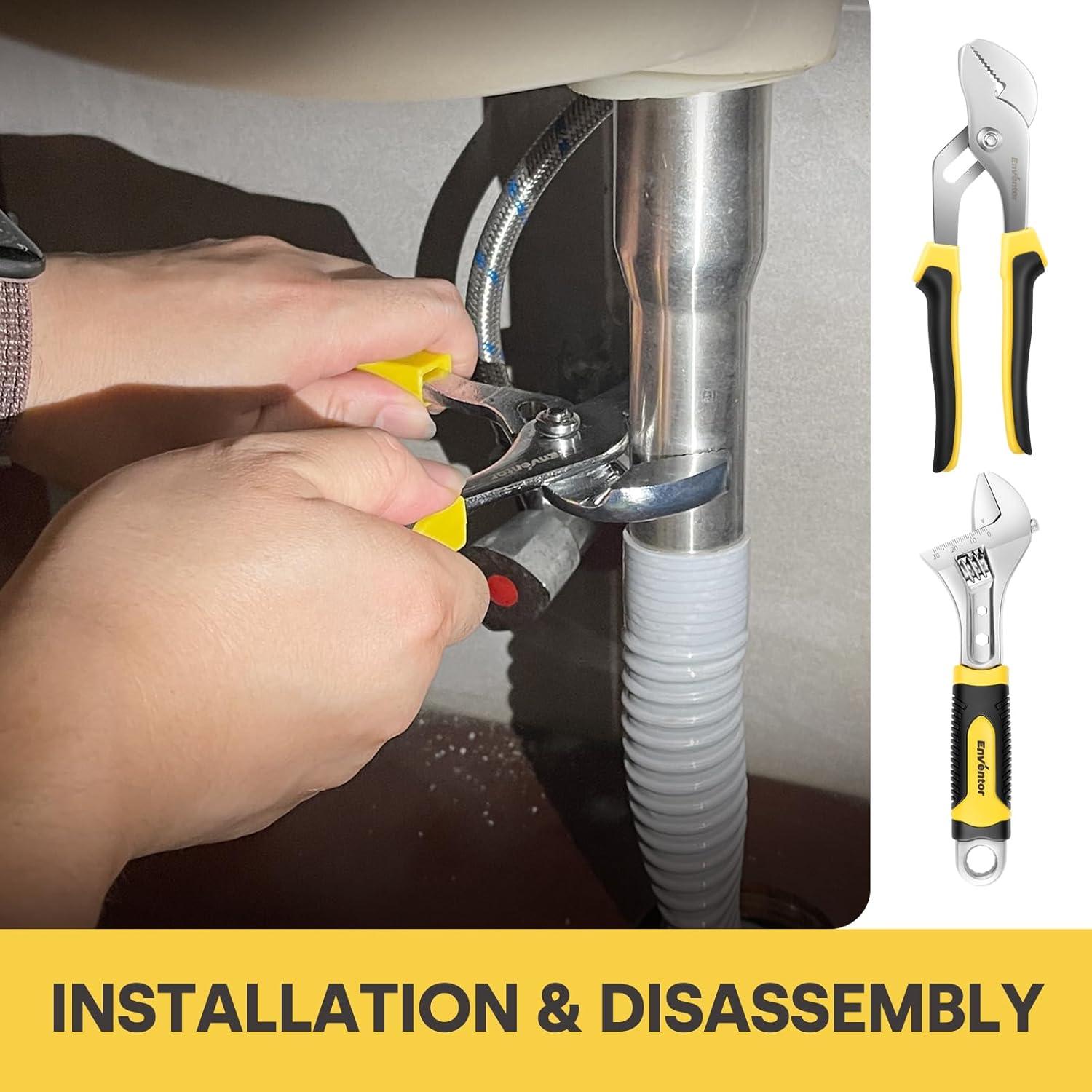 Kit de herramientas ENVENTOR 220 piezas para hogar y auto