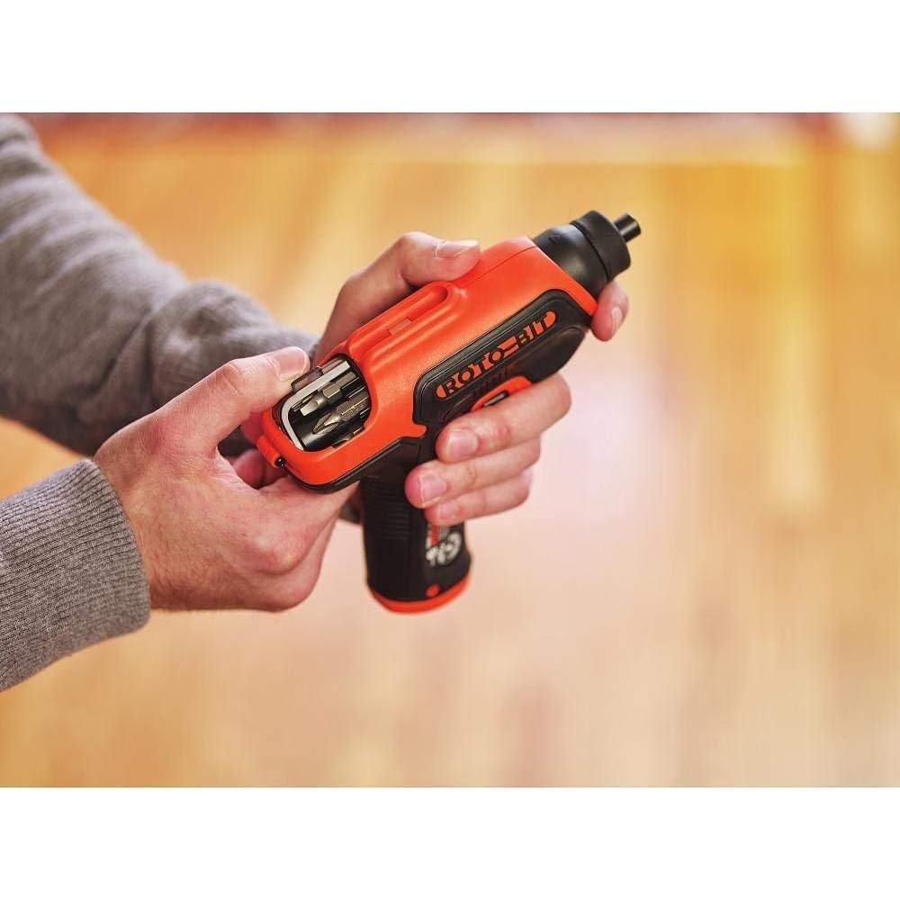 Destornillador Inalámbrico Black & Decker BDCS50C 4V con 42 Puntas
